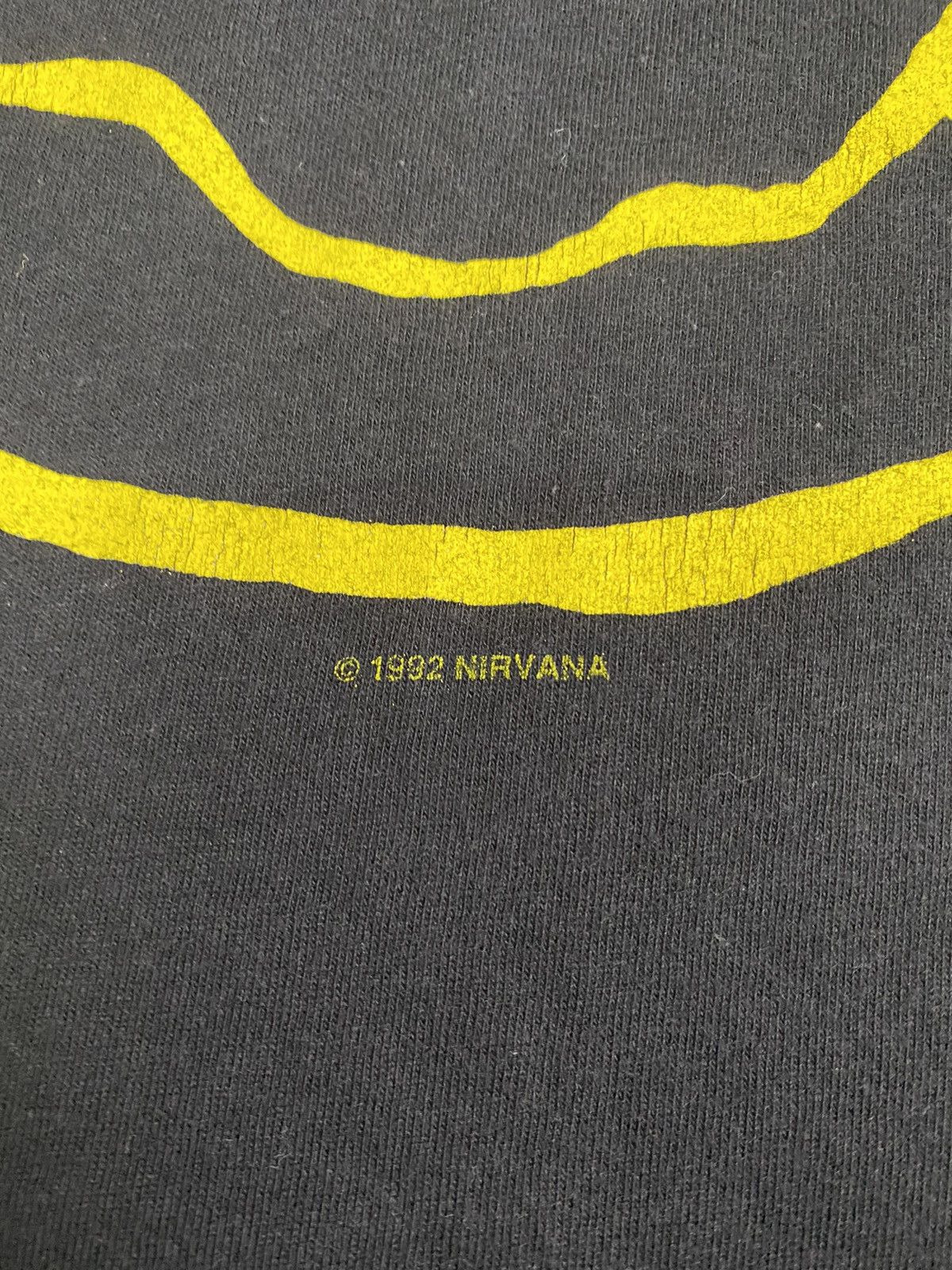 Band Tees × Vintage Vintage Nirvana 1992 Tee Size US L / EU 52-54 / 3 - 6 Thumbnail