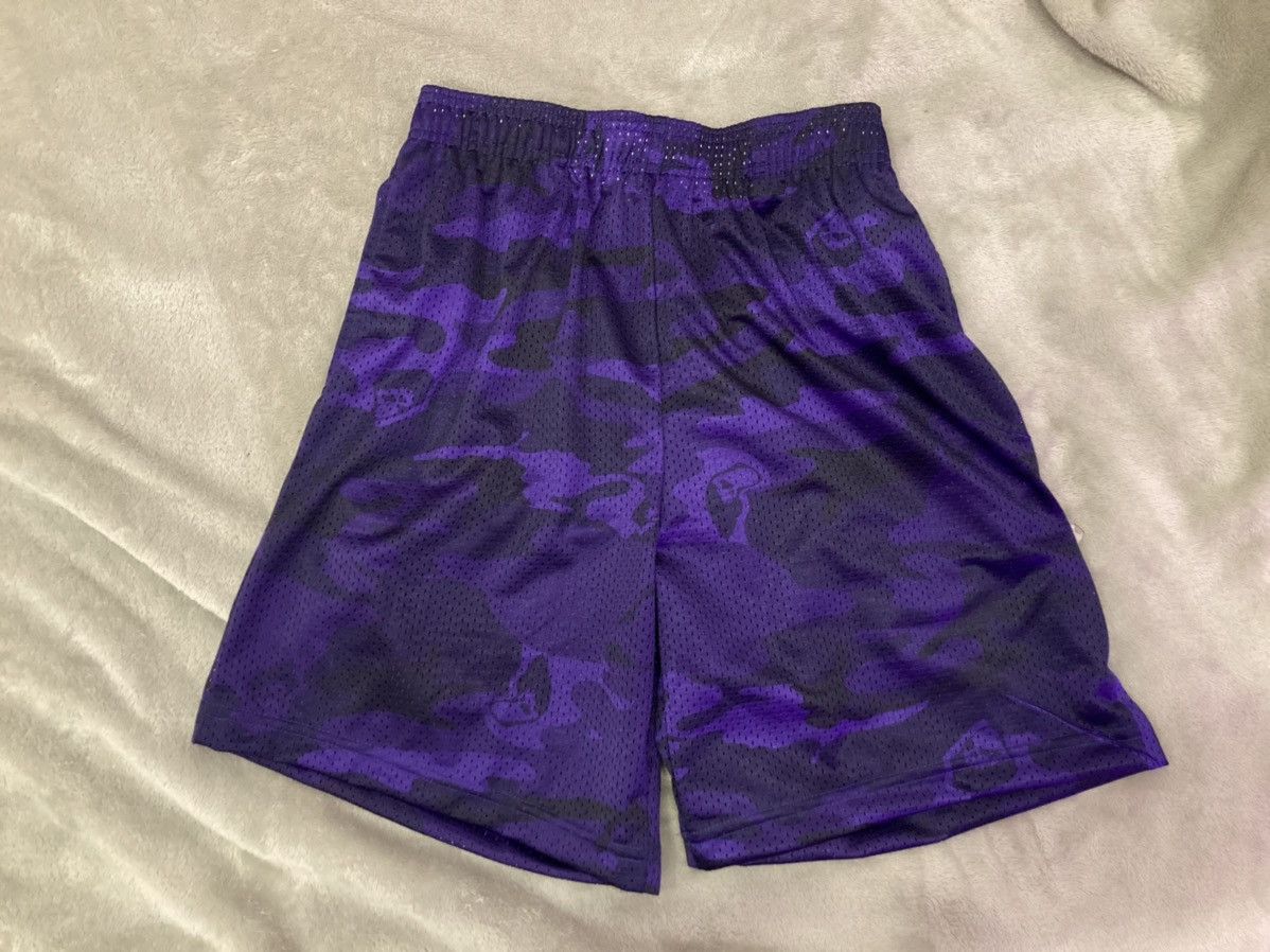 Warren Lotas Purple Camouflage Shorts