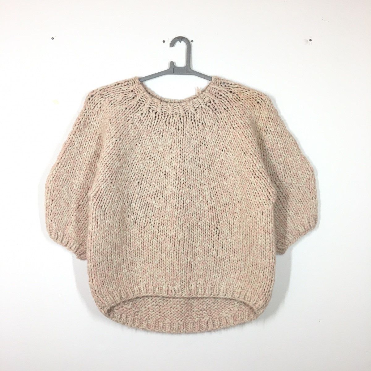 Vintage 90s Macpee Plain Pull Over Nice Design Knitwear