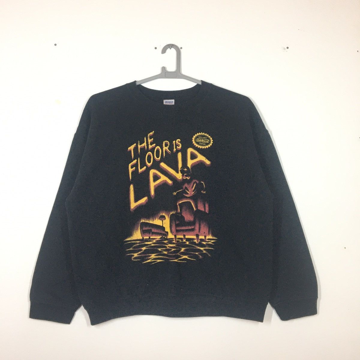 Vintage 90s Gildan The Floor Spell Out Nice Sweatshirt