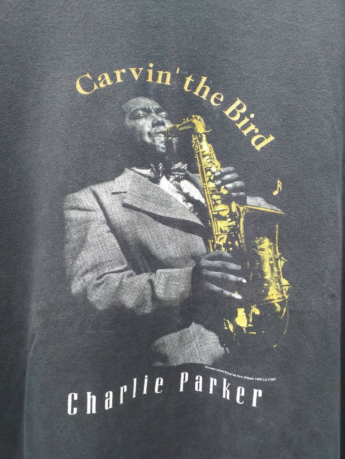 Band Tees × Vintage Vintage T-shirt Charlie Parker 1999 Size US XXL / EU 58 / 5 - 3 Thumbnail
