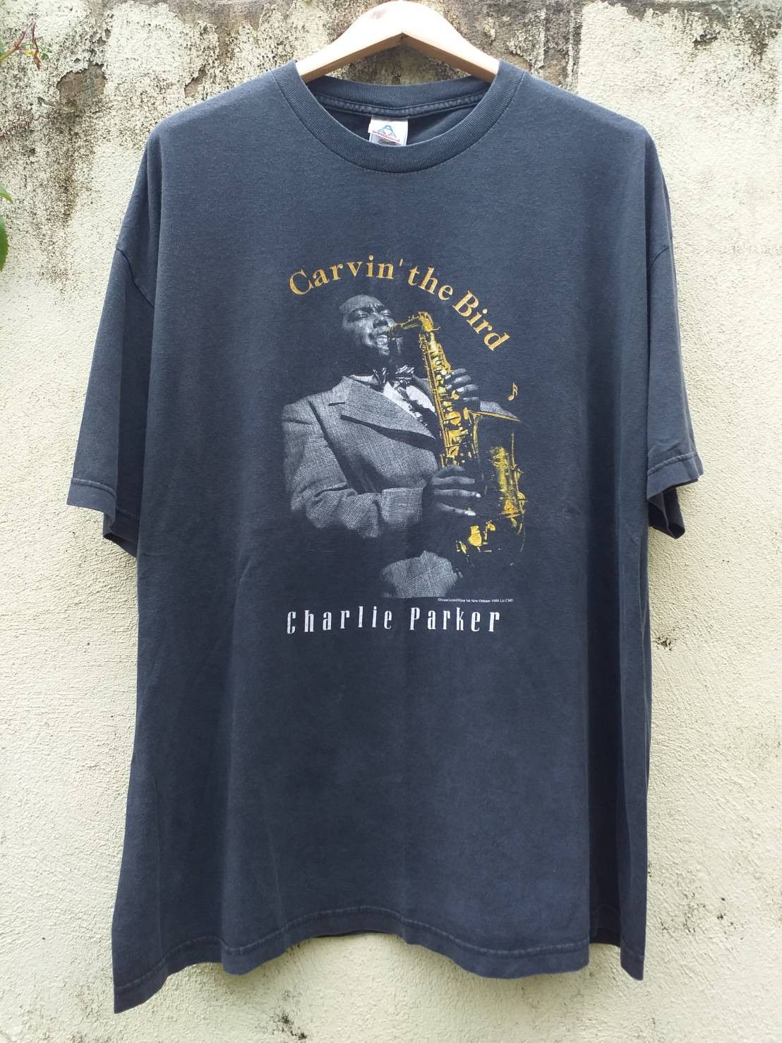 Band Tees × Vintage Vintage T-shirt Charlie Parker 1999 Size US XXL / EU 58 / 5 - 1 Thumbnail