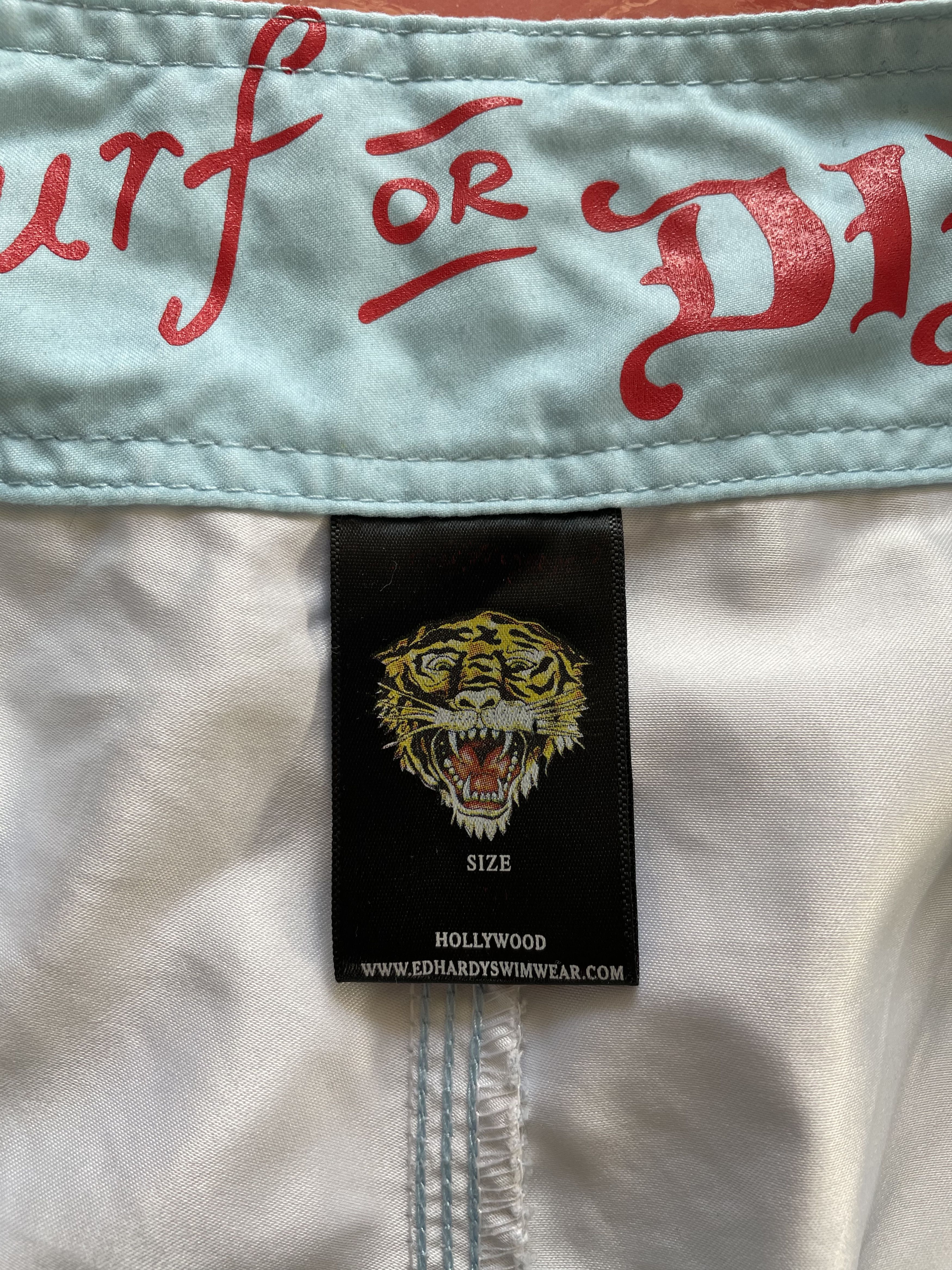Christian Audigier Ed hardy swimming trunks Size US 34 / EU 50 - 4 Thumbnail