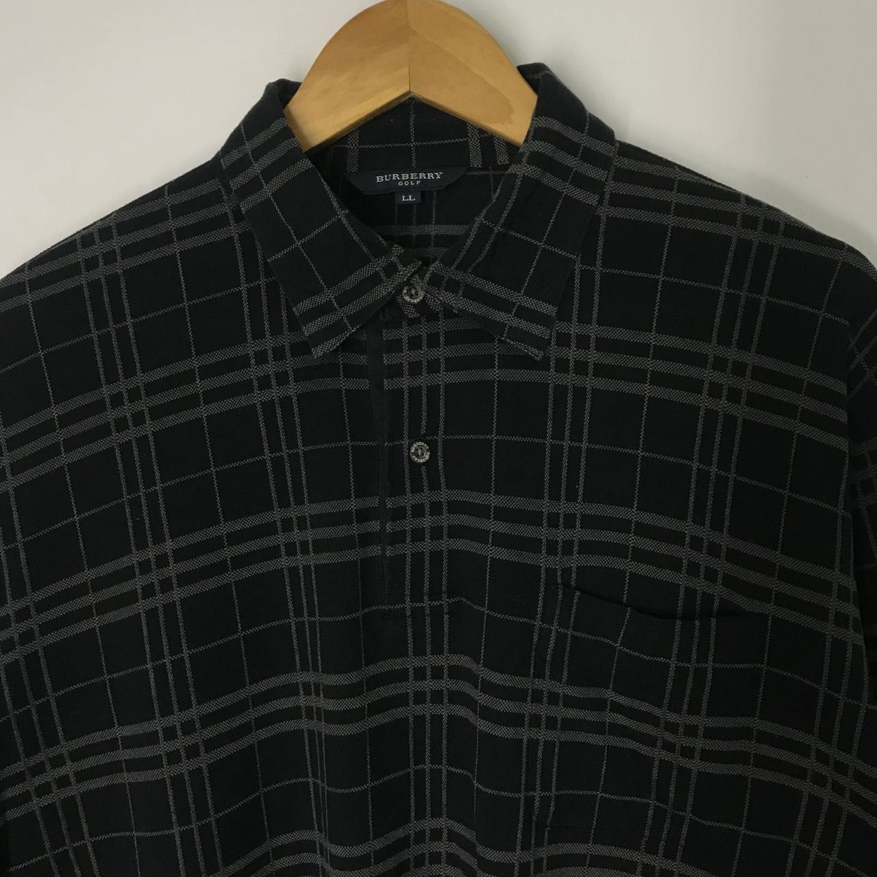 Burberry 🔥 Vintage Burberry Golf Nova Check Sleeve Length Shirt Size US XL / EU 56 / 4 - 2 Thumbnail