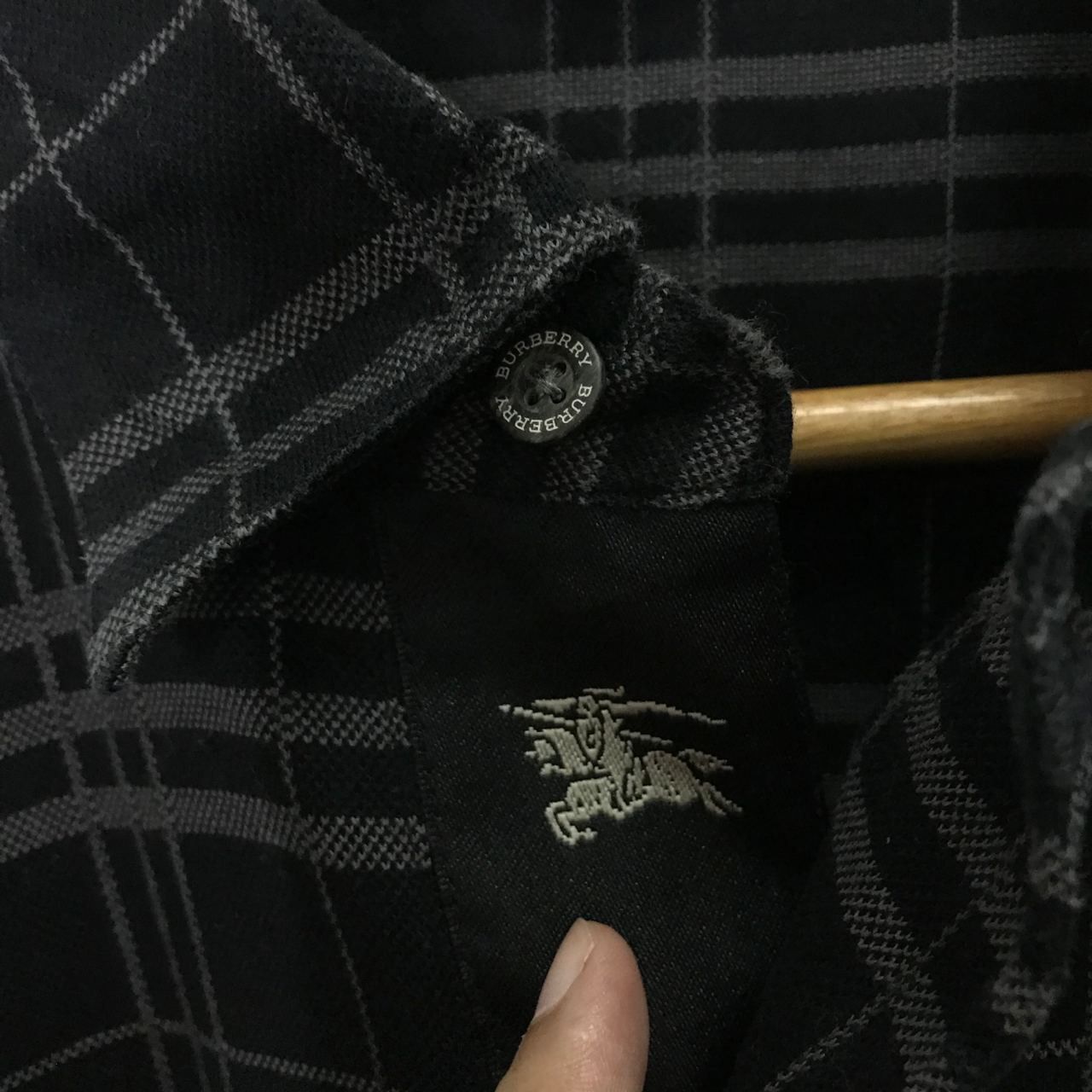 Burberry 🔥 Vintage Burberry Golf Nova Check Sleeve Length Shirt Size US XL / EU 56 / 4 - 5 Thumbnail