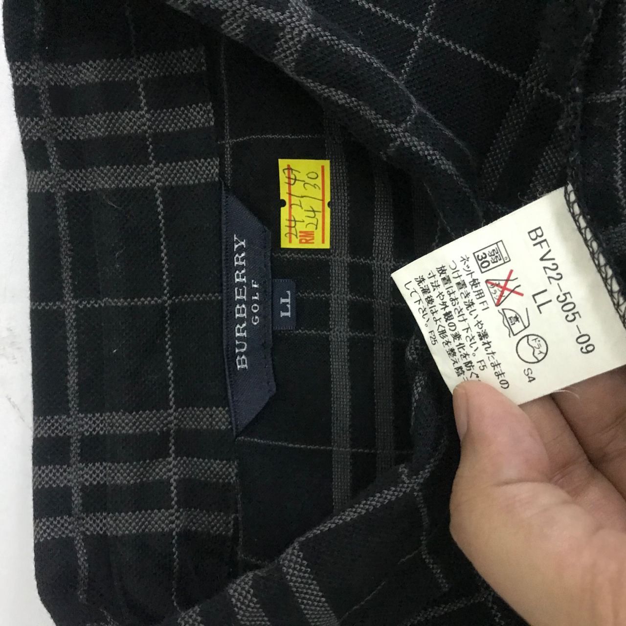 Burberry 🔥 Vintage Burberry Golf Nova Check Sleeve Length Shirt Size US XL / EU 56 / 4 - 7 Thumbnail