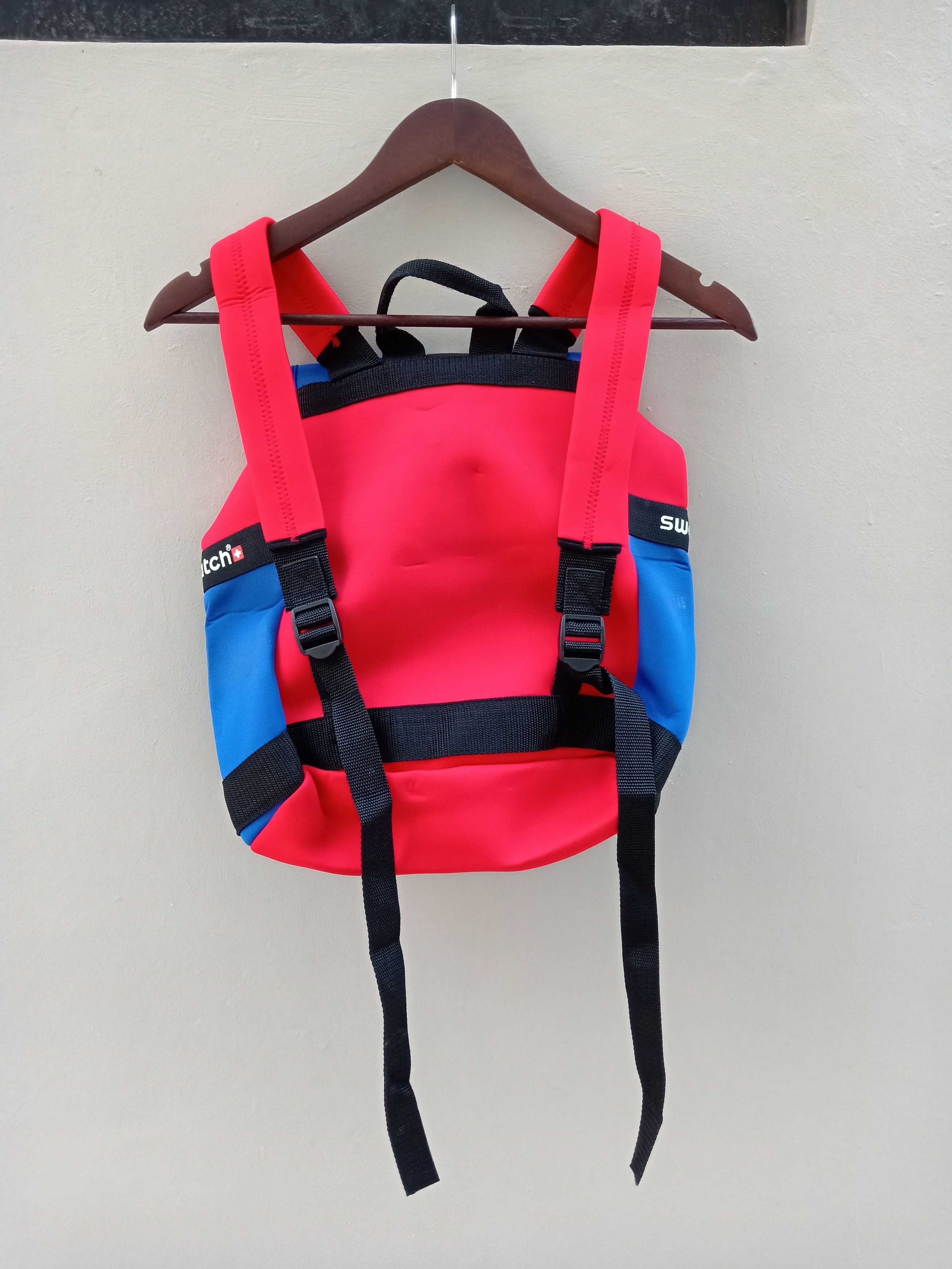 Vintage Swatch Neoprene top Backpack