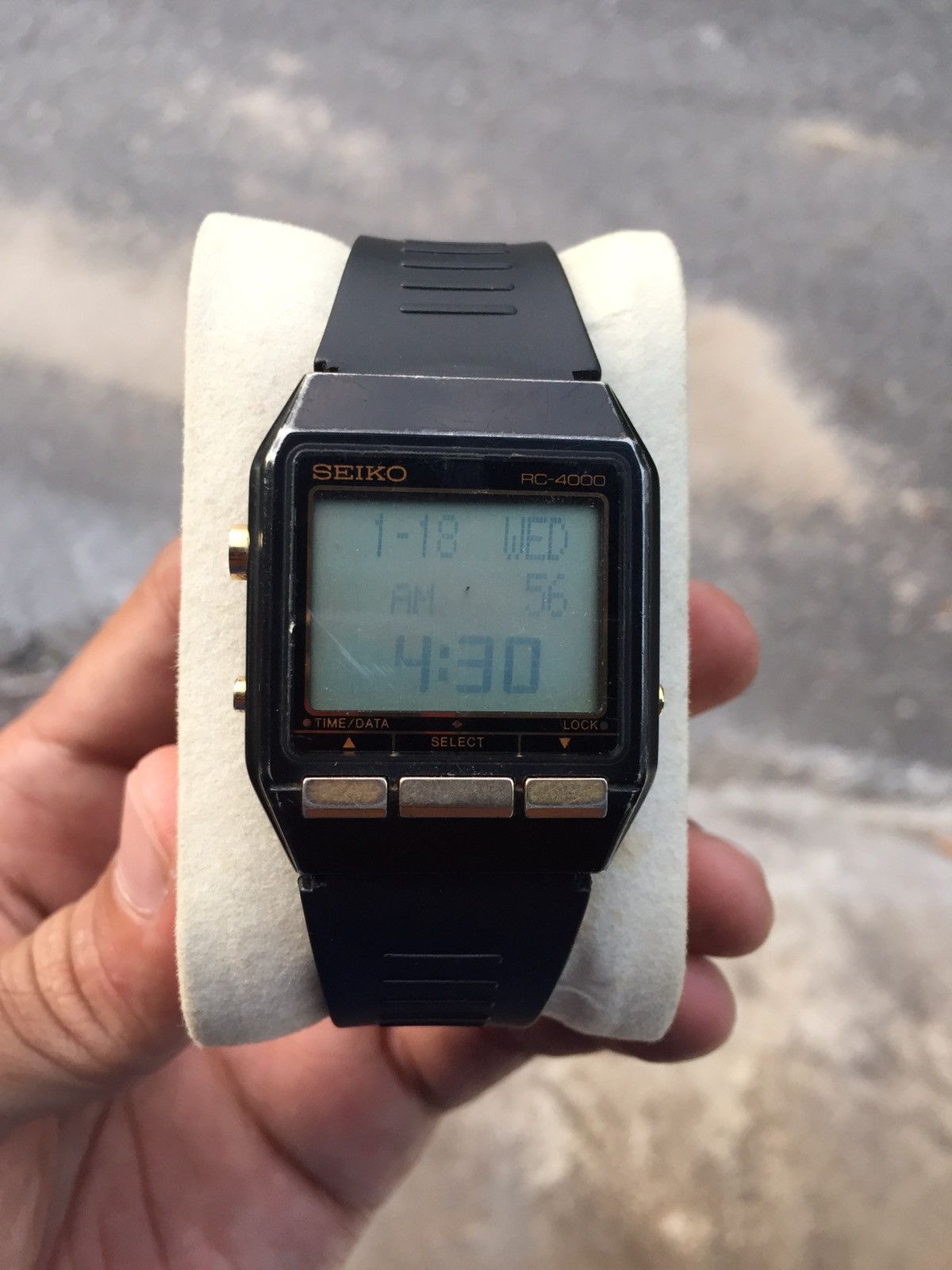 「大人気 新入荷 新品」に該当するファッション通販 × Seiko Vintage Datagraph PC RC-4000 🔥Seiko Rare Vintage 時計