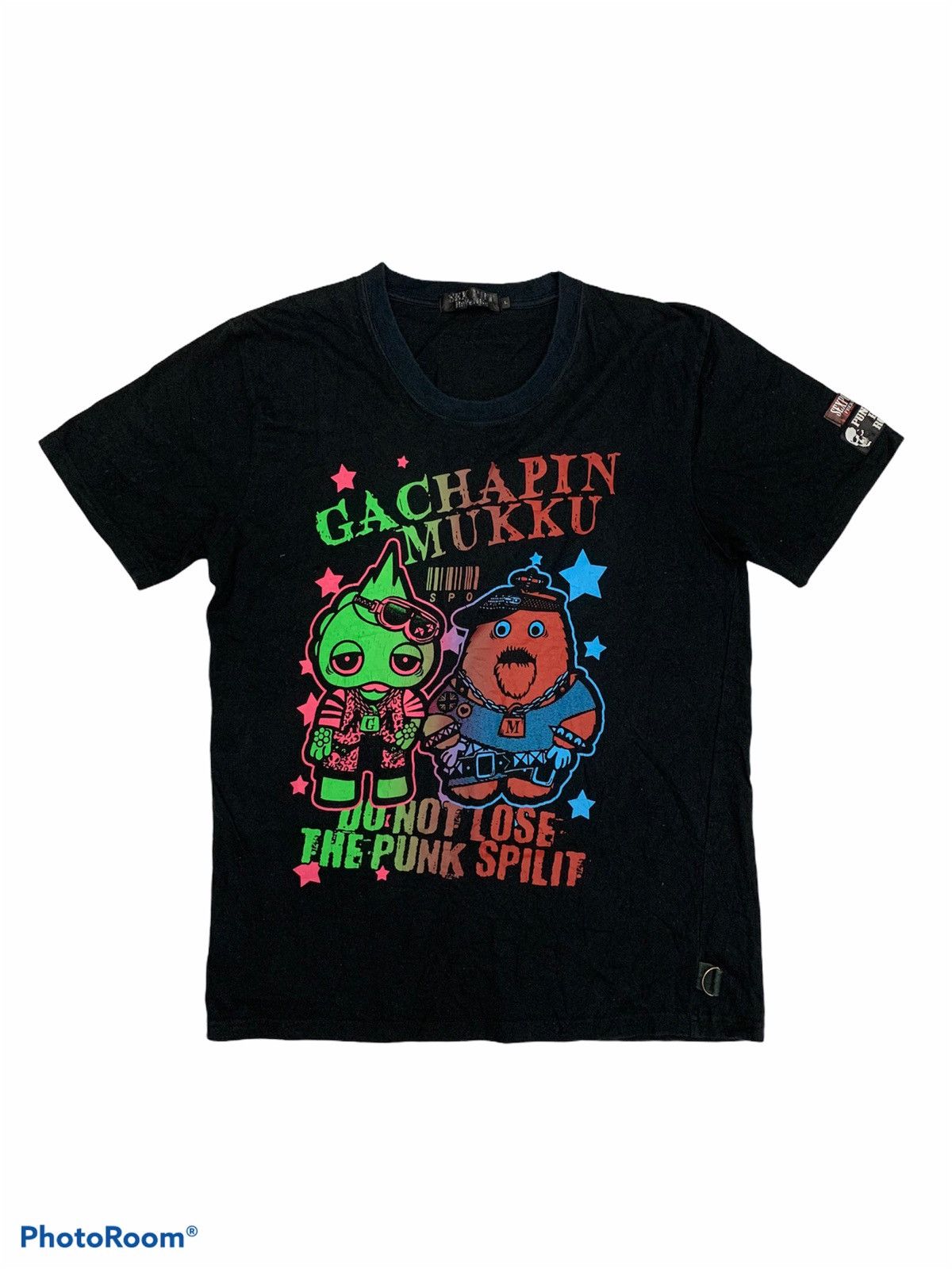 Anime Gachapin mukku sex pot revenge shirt punk power Size US L / EU 52-54 / 3 - 1 Thumbnail