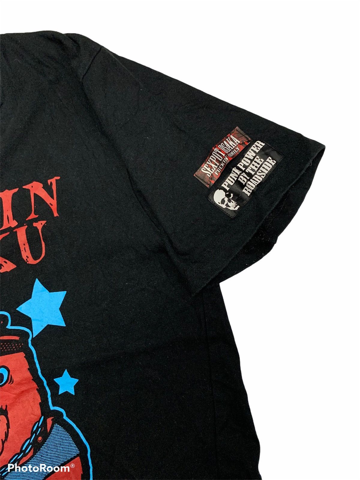 Anime Gachapin mukku sex pot revenge shirt punk power Size US L / EU 52-54 / 3 - 4 Thumbnail
