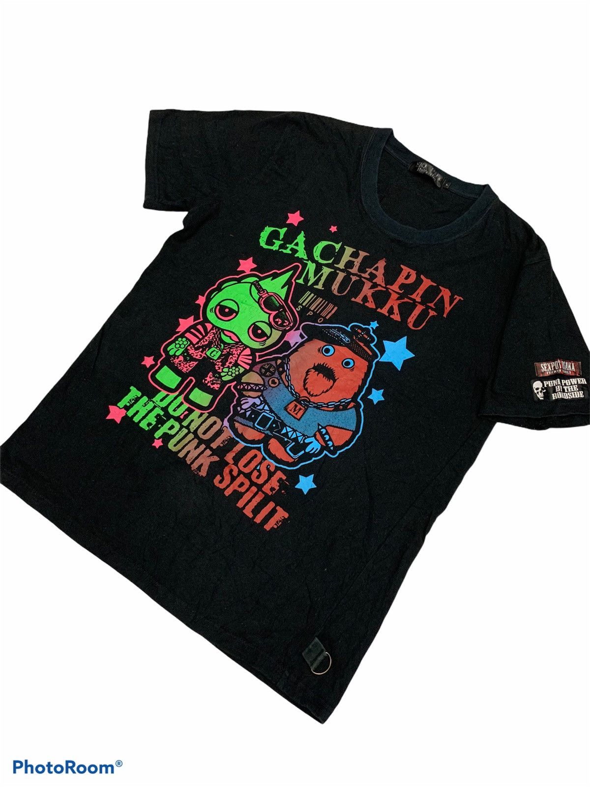 Anime Gachapin mukku sex pot revenge shirt punk power Size US L / EU 52-54 / 3 - 3 Thumbnail