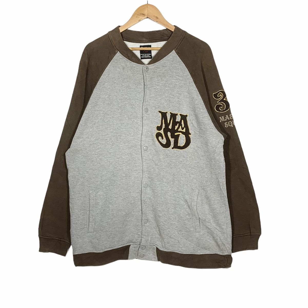 Massiue squad varsity jacket big logo