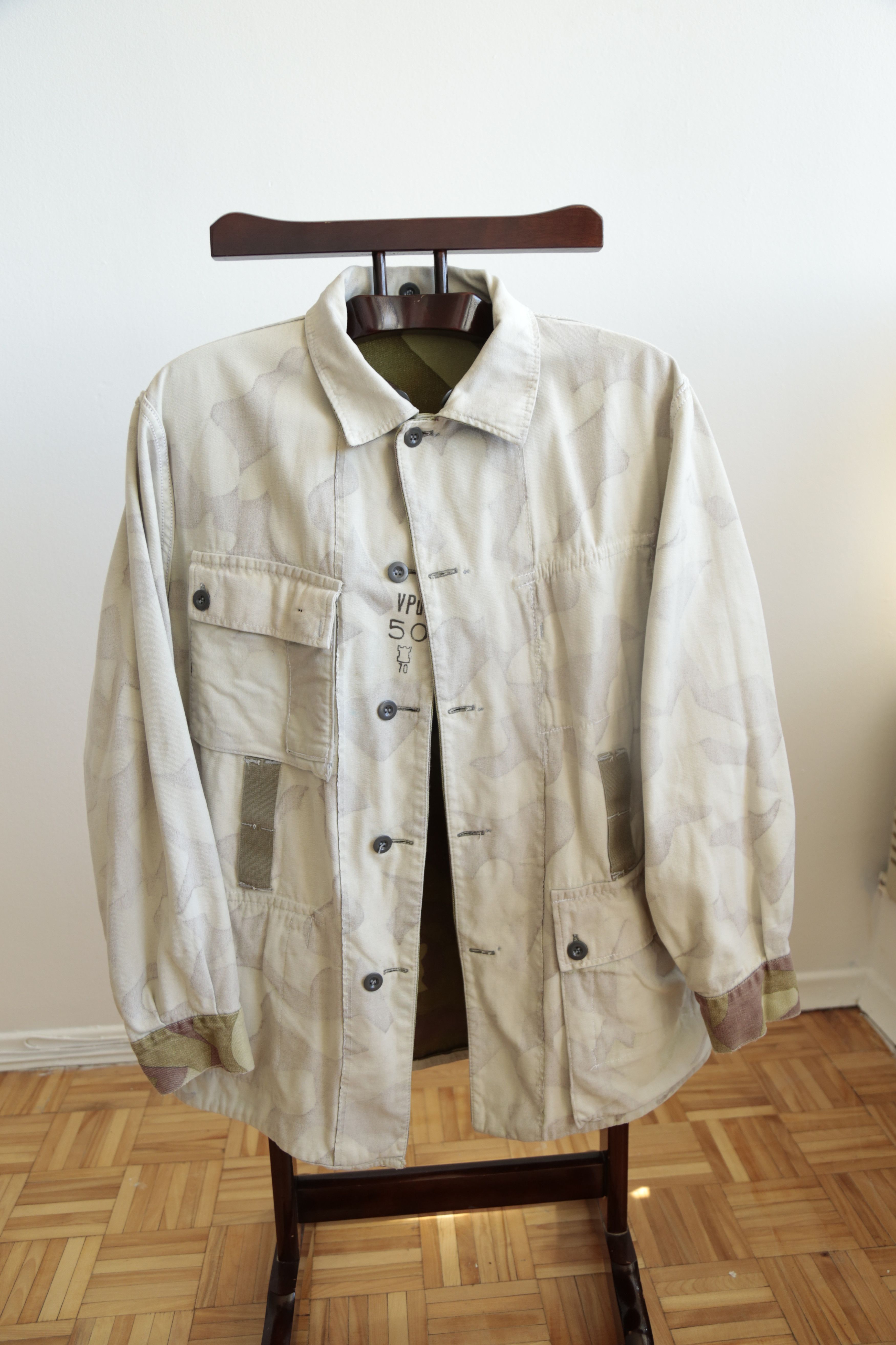 Vintage Summer / Winter Camouflage Jacket - Finnish M62 Reversible Size US M / EU 48-50 / 2 - 4 Thumbnail