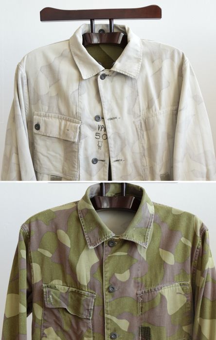 Vintage Summer / Winter Camouflage Jacket - Finnish M62 Reversible Size US M / EU 48-50 / 2 - 1 Preview