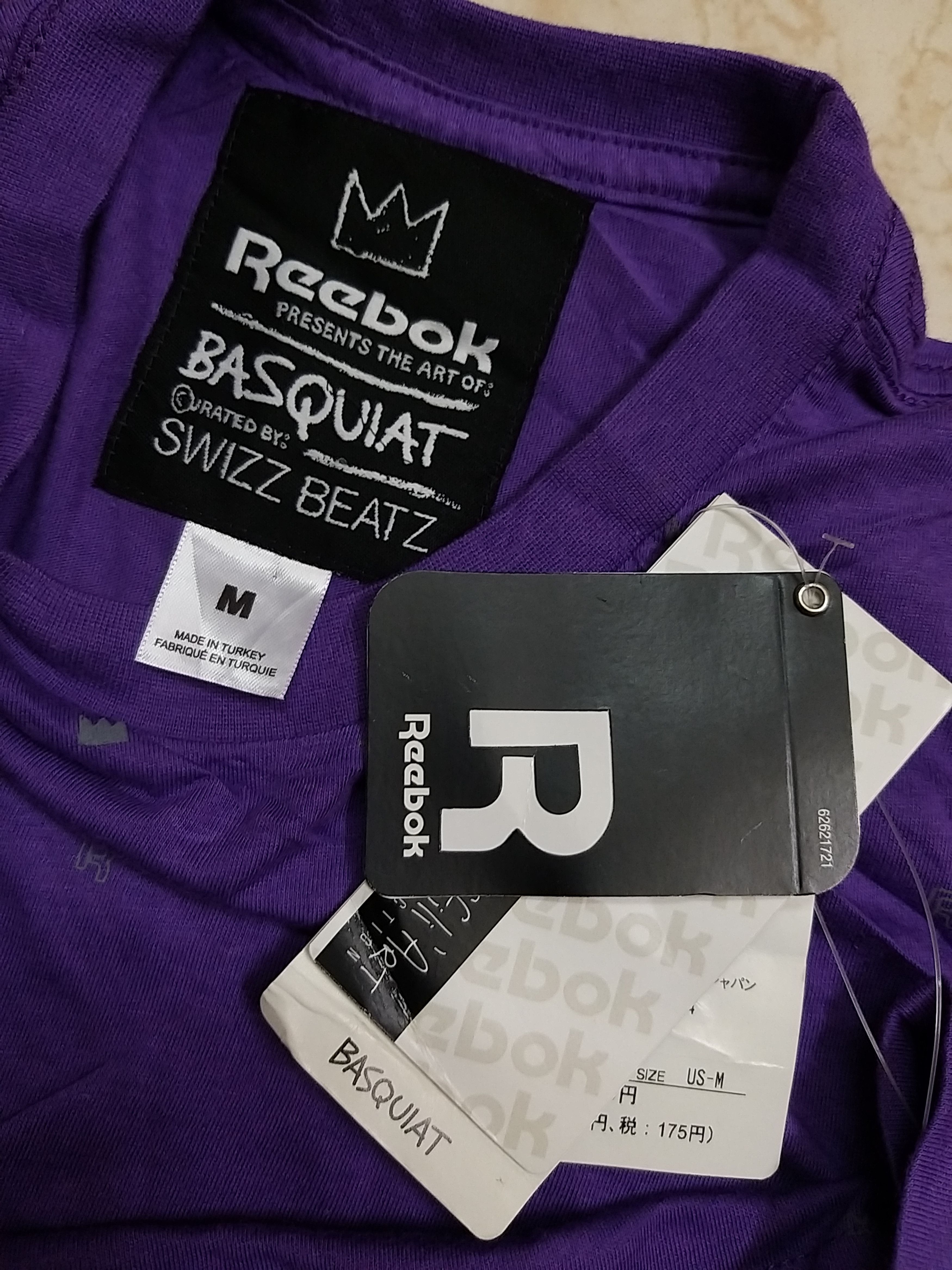 Jean-Michel Basquiat REEBOX x JEAN MICHEL BASQUIAT COLLABORATION T SHIRT Size US M / EU 48-50 / 2 - 9 Thumbnail