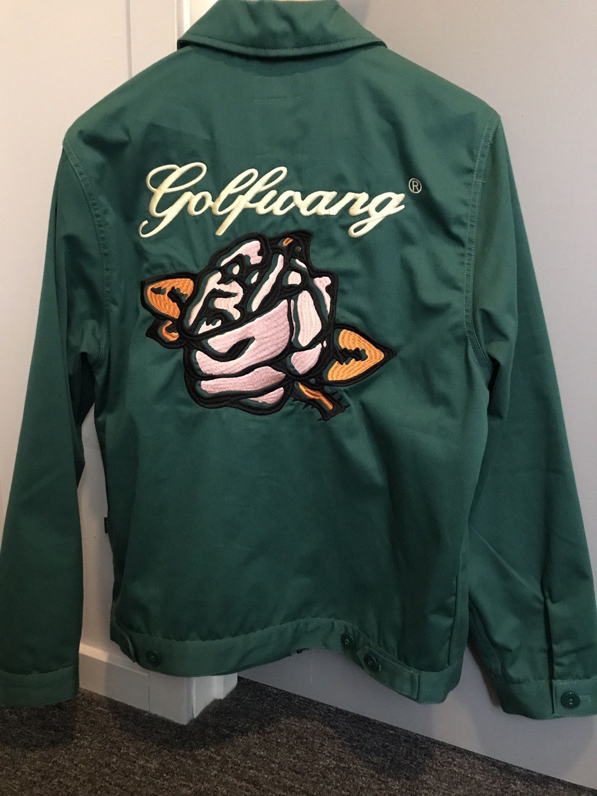 Golf Wang Golf Wang Rose Work Jacket (Green, Medium) | Grailed