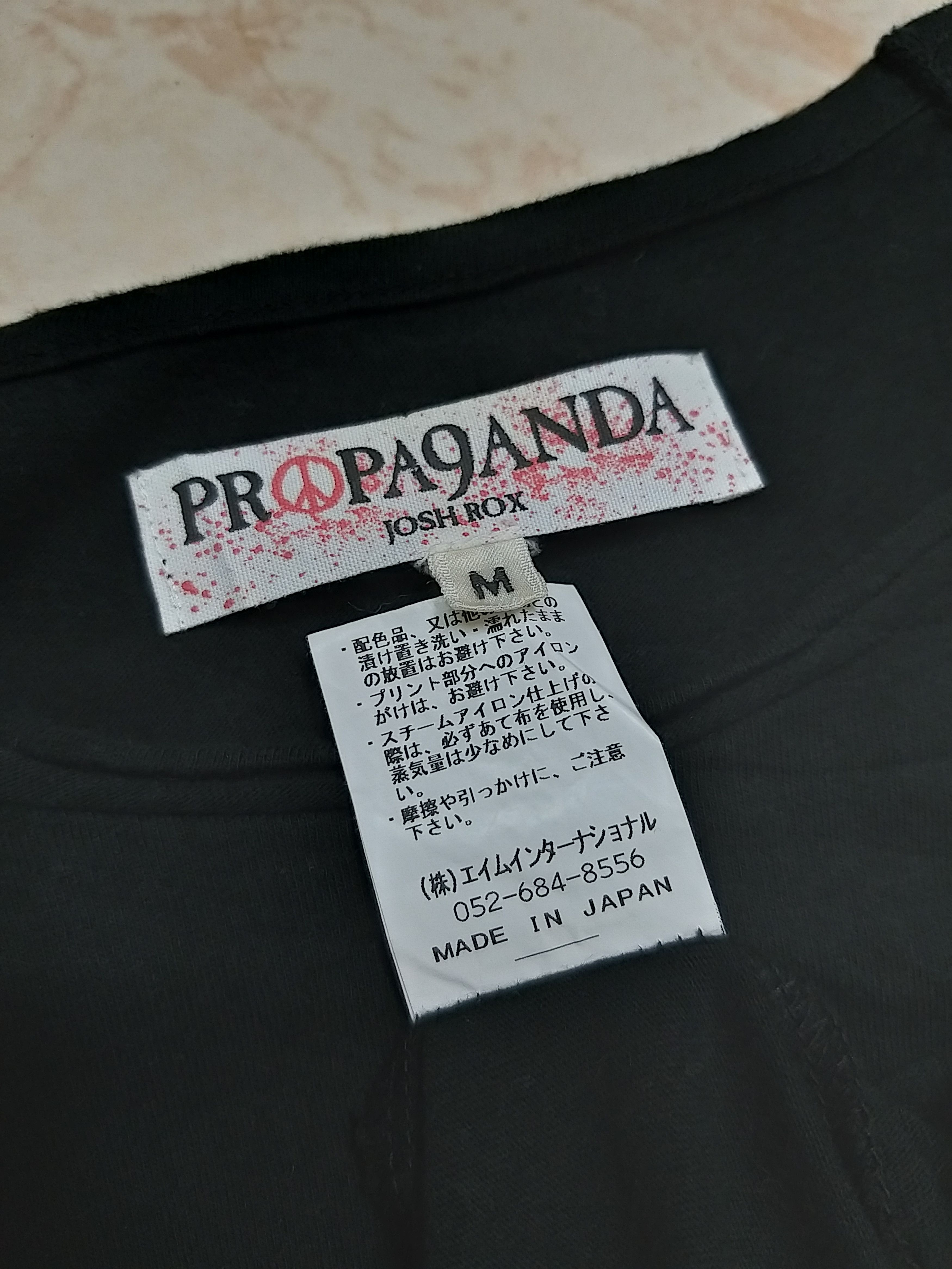 Punk and Yo JOSH ROX PROPA9ANDA NO PAIN NO GAIN 3/4 SLEEVE T SHIRT Size US M / EU 48-50 / 2 - 8 Thumbnail
