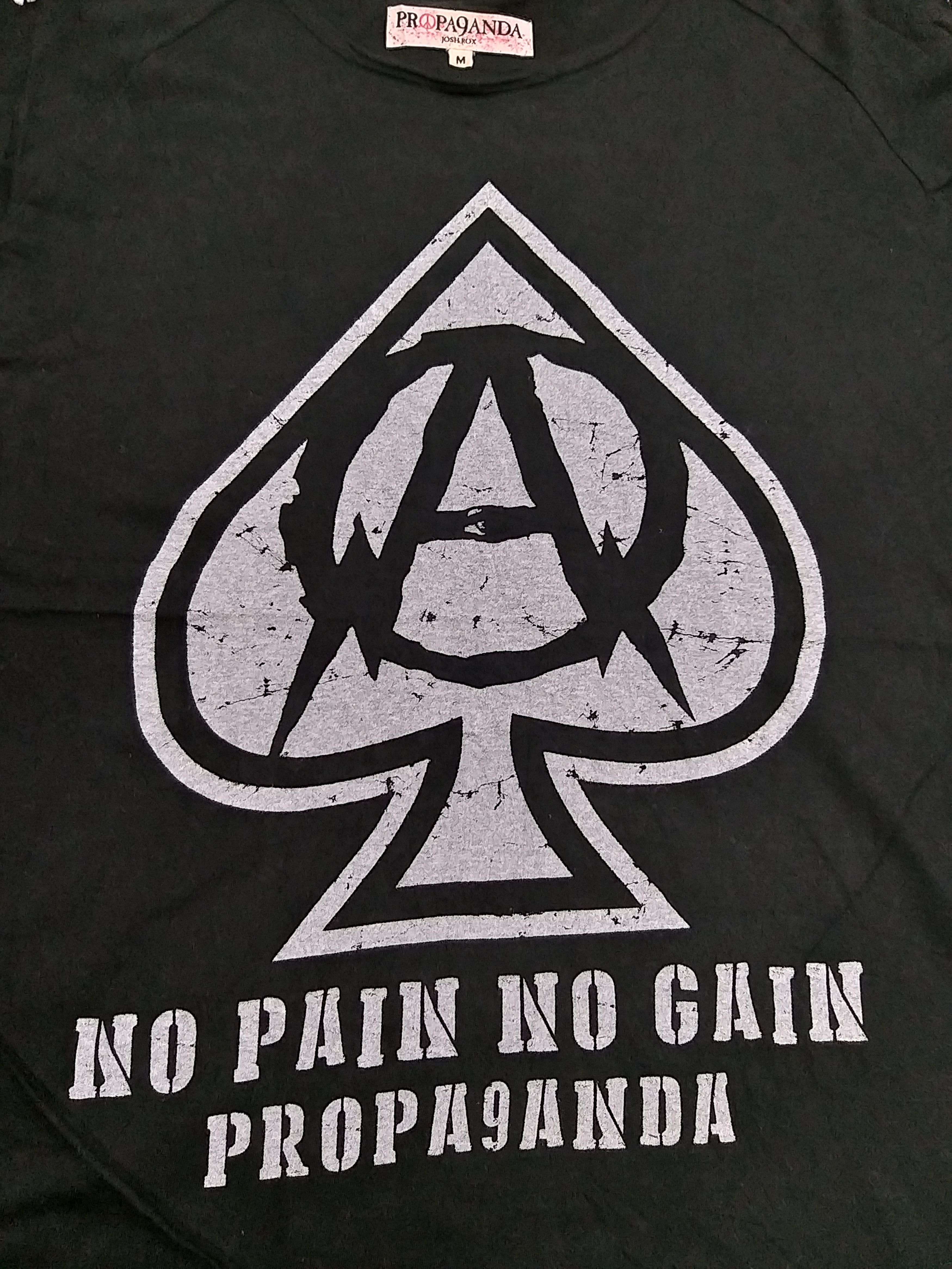 Punk and Yo JOSH ROX PROPA9ANDA NO PAIN NO GAIN 3/4 SLEEVE T SHIRT Size US M / EU 48-50 / 2 - 3 Thumbnail