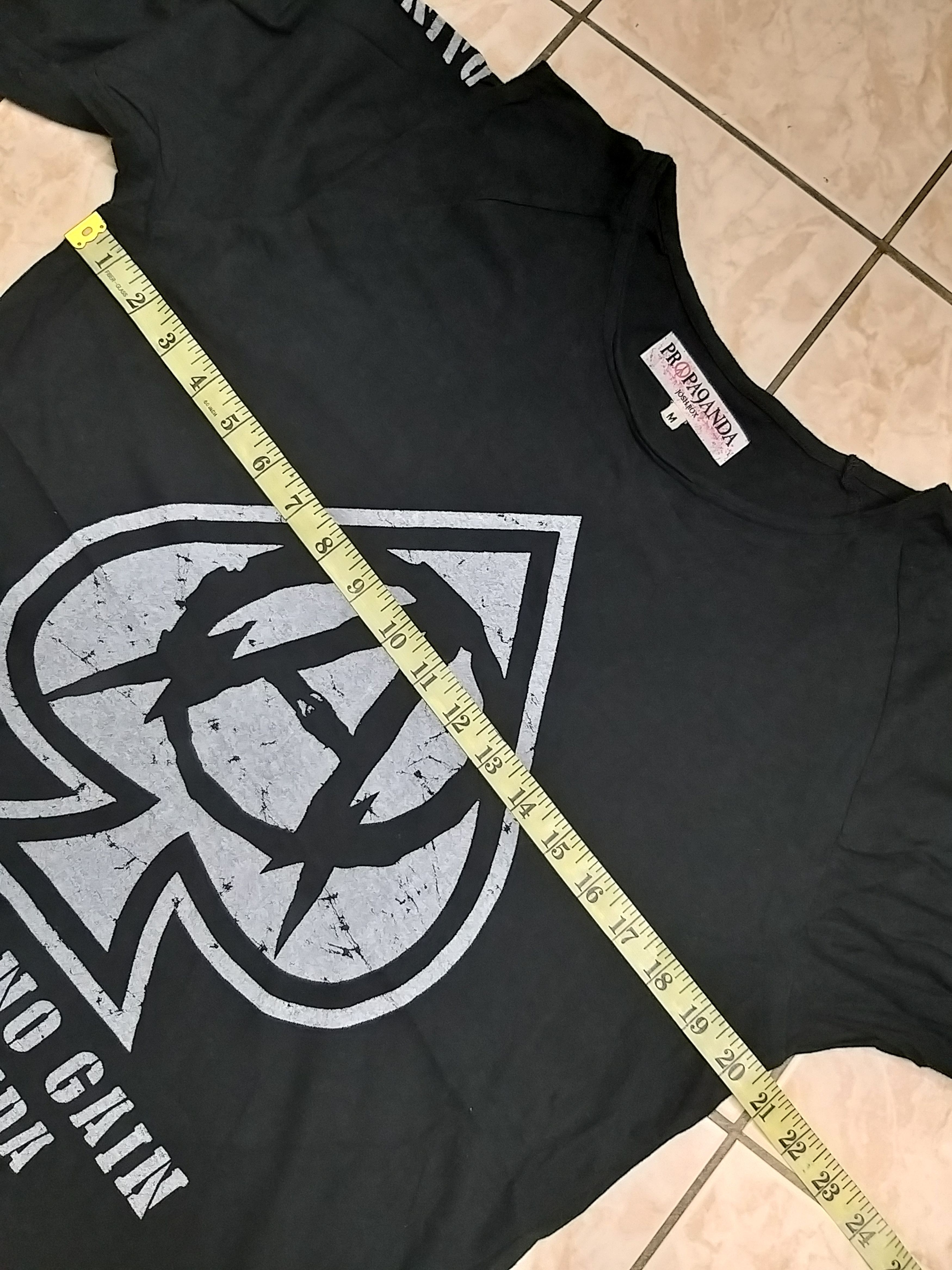 Punk and Yo JOSH ROX PROPA9ANDA NO PAIN NO GAIN 3/4 SLEEVE T SHIRT Size US M / EU 48-50 / 2 - 6 Thumbnail