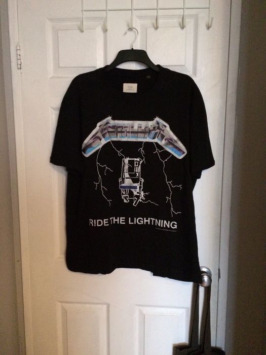 Pacsun FOG METALLICA 'RIDE THE LIGHTNING' BOXY TEE | Grailed