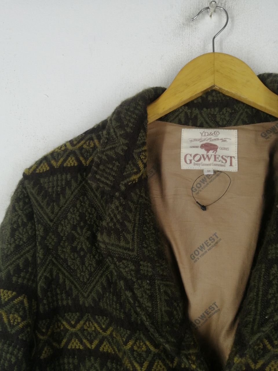 Japanese Brand Gowest Yellow Division Blazers Size US M / EU 48-50 / 2 - 3 Thumbnail