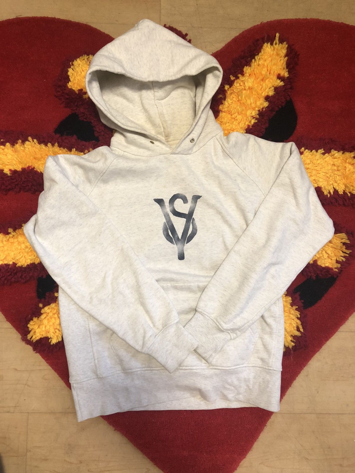 Visvim Visvim Logo Hoodie Heather Grey Size 3 Size US M / EU 48-50 / 2 - 1 Thumbnail