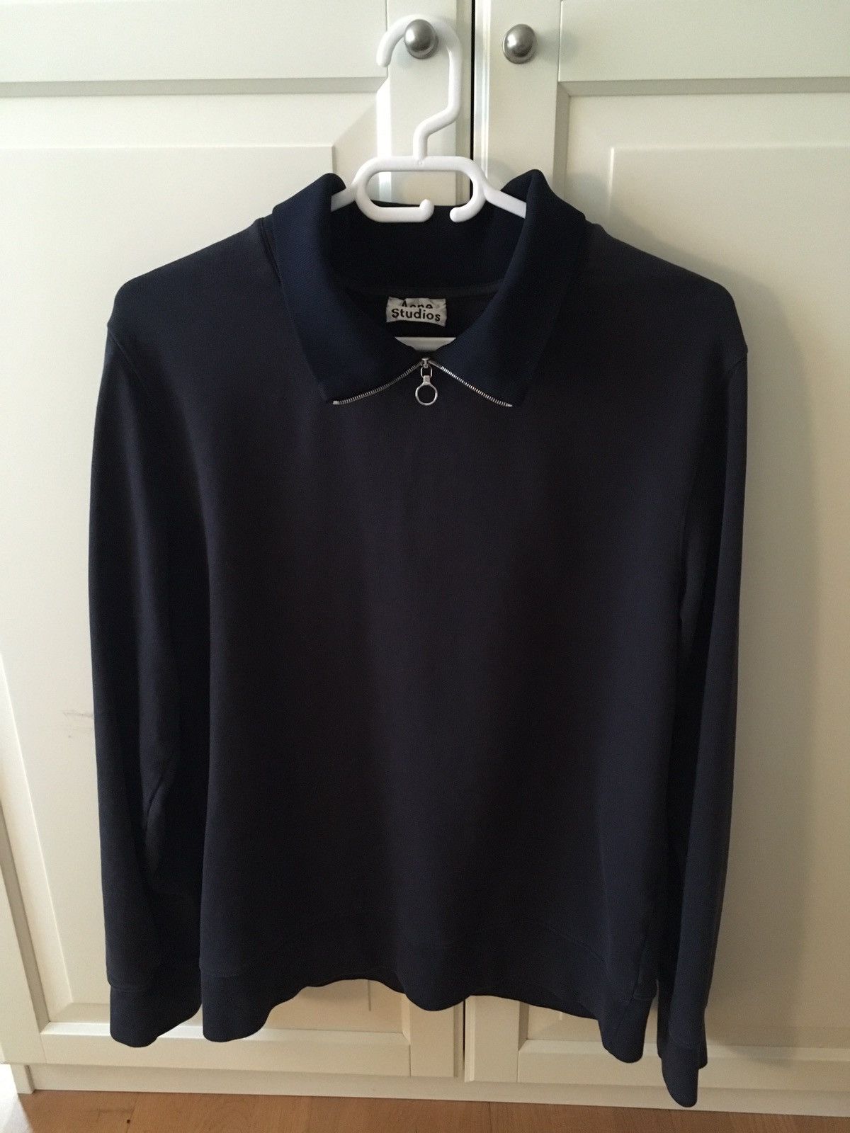 Acne Studios Acne Studios black sweatshirt Fuji preppy paw15