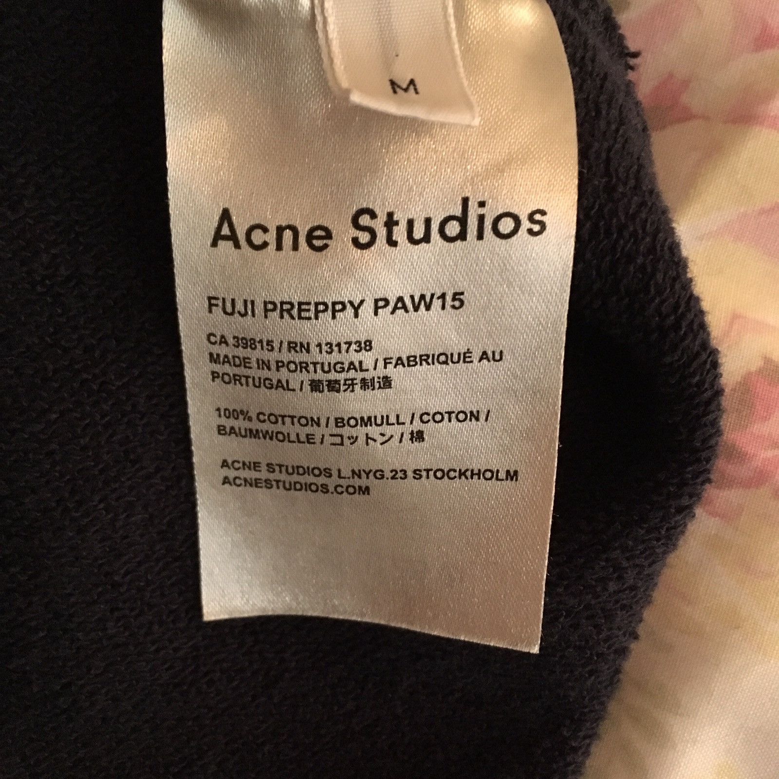 Acne Studios FUJI PREPPY PAW15 | Grailed