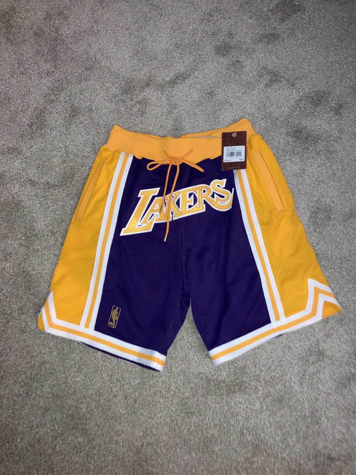 Mitchell & Ness Just Don X Los Angeles Lakers Shorts in Blue for