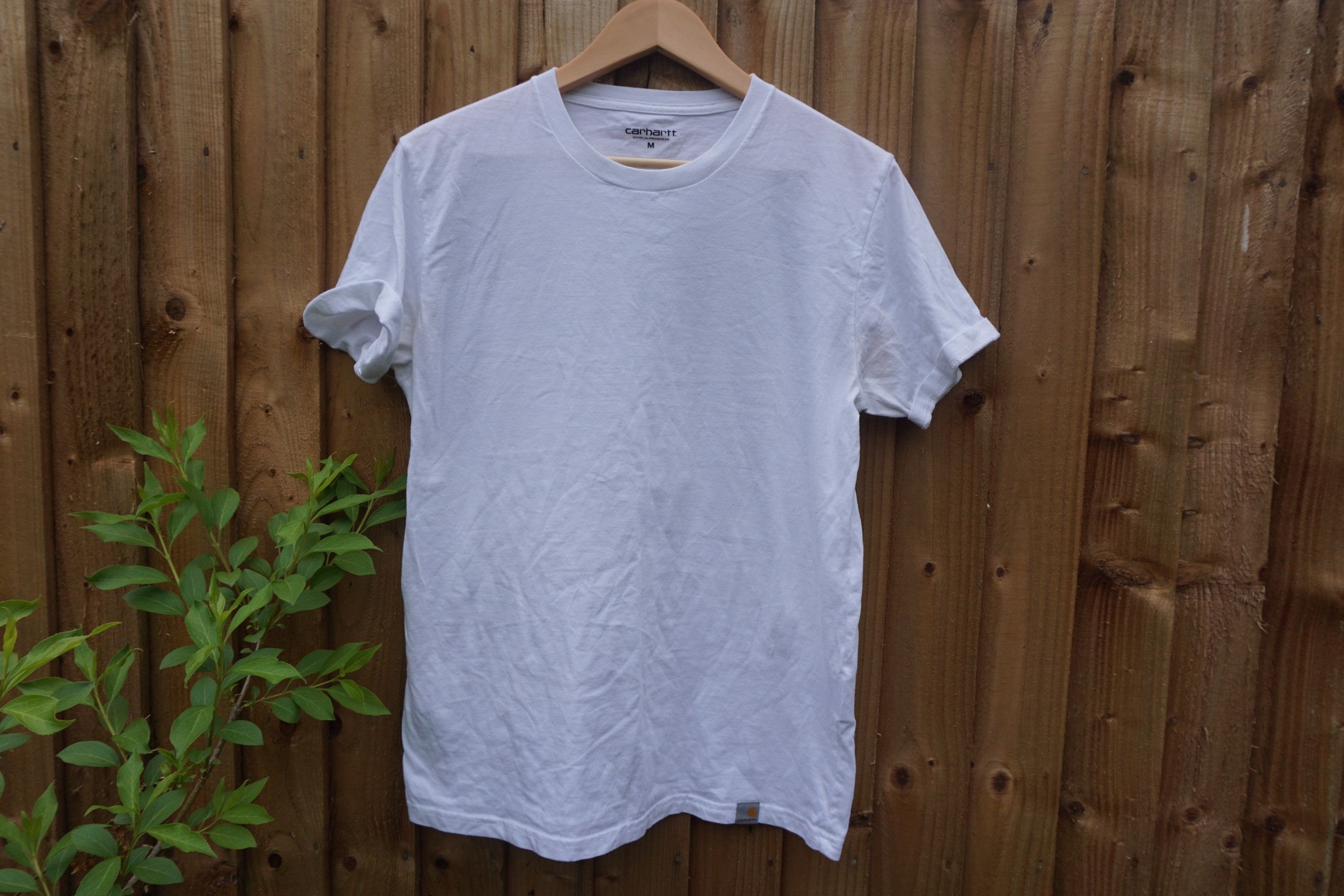 Carhartt Wip Medium, White T-shirt Size US M / EU 48-50 / 2 - 2 Preview