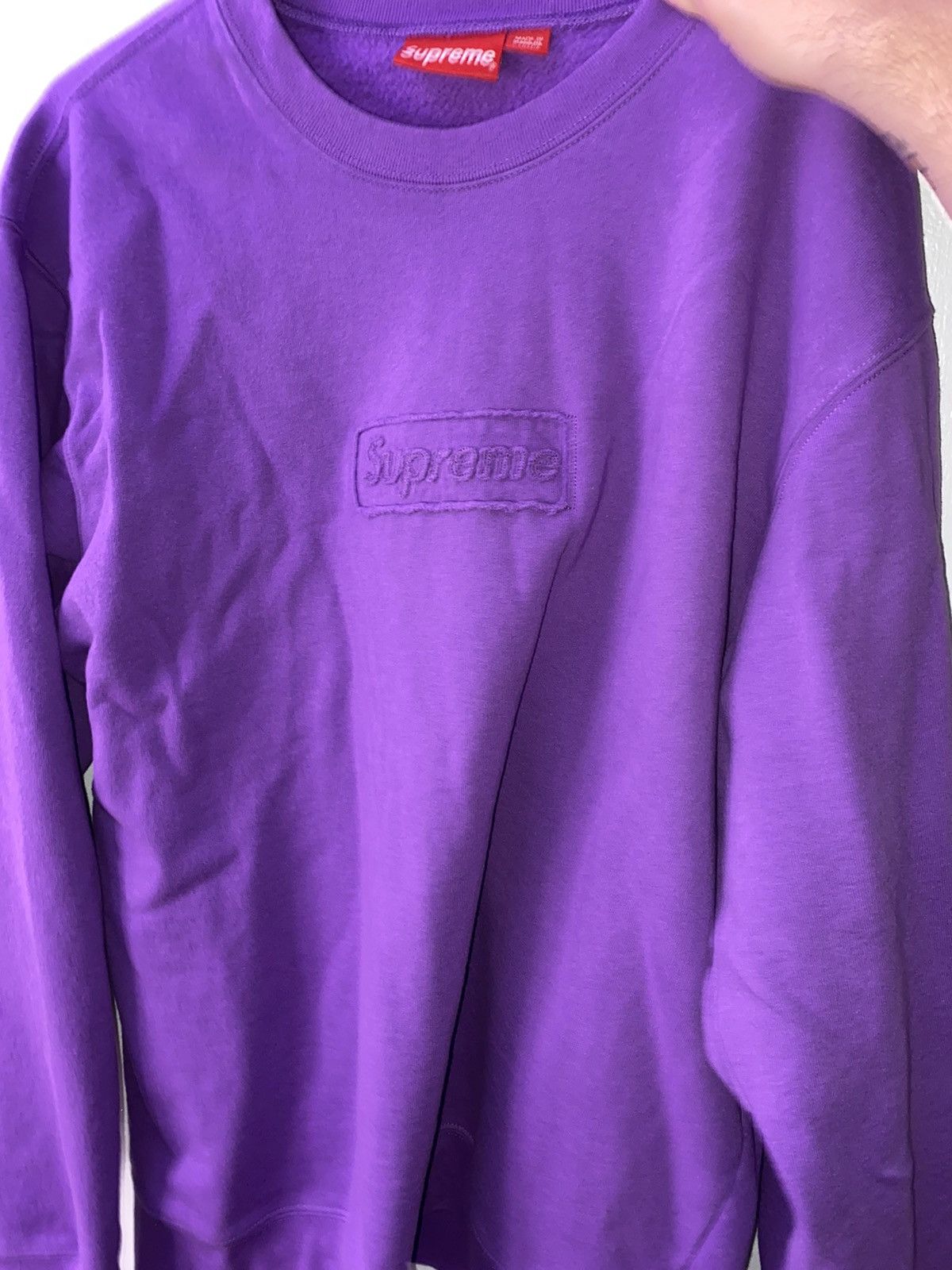 Supreme Supreme Cutout Box Logo Crewneck | Grailed 