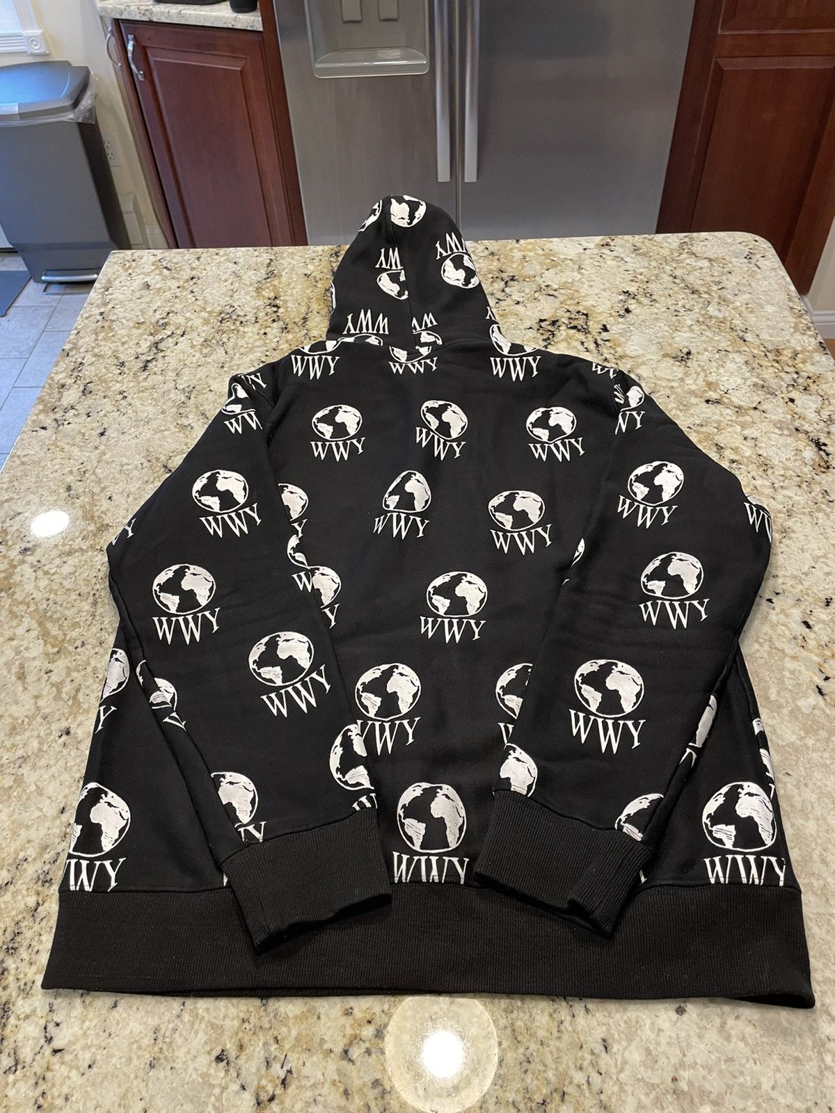 Worldwide Youth Worldwide Youth WWY Black All Over Hoodie Size US L / EU 52-54 / 3 - 2 Thumbnail
