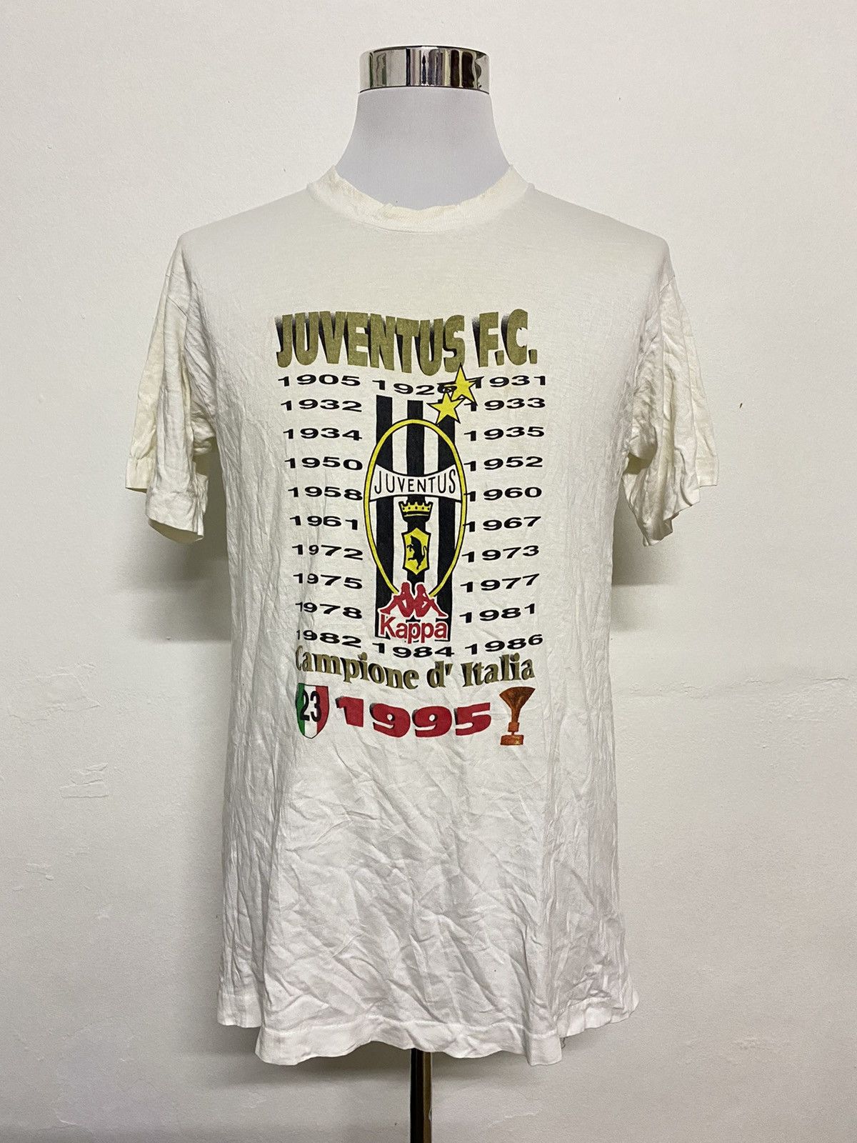Kappa × Vintage Vintage Kappa Juventes FC 1995 Tee Size US L / EU 52-54 / 3 - 1 Thumbnail