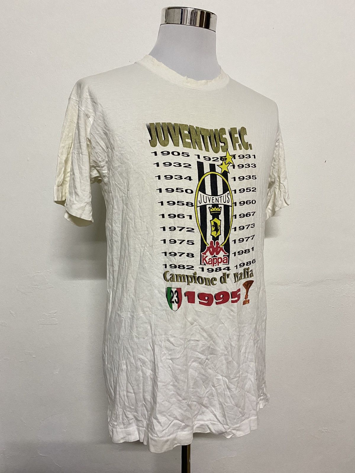 Kappa × Vintage Vintage Kappa Juventes FC 1995 Tee Size US L / EU 52-54 / 3 - 2 Thumbnail