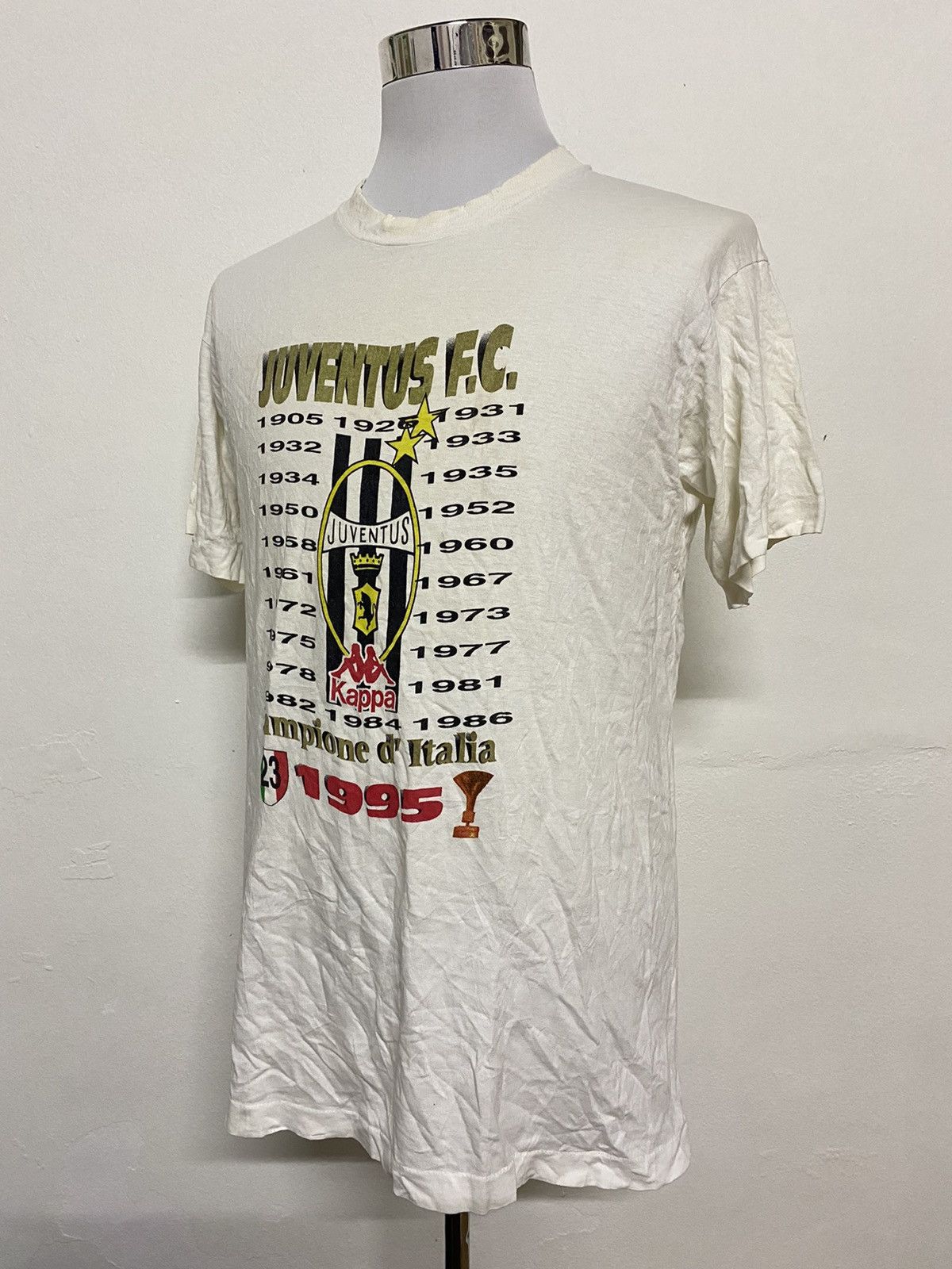 Kappa × Vintage Vintage Kappa Juventes FC 1995 Tee Size US L / EU 52-54 / 3 - 3 Thumbnail