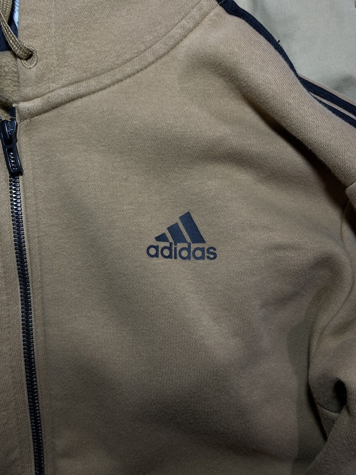 Adidas Brown Adidas Hoodie Size US M / EU 48-50 / 2 - 3 Thumbnail