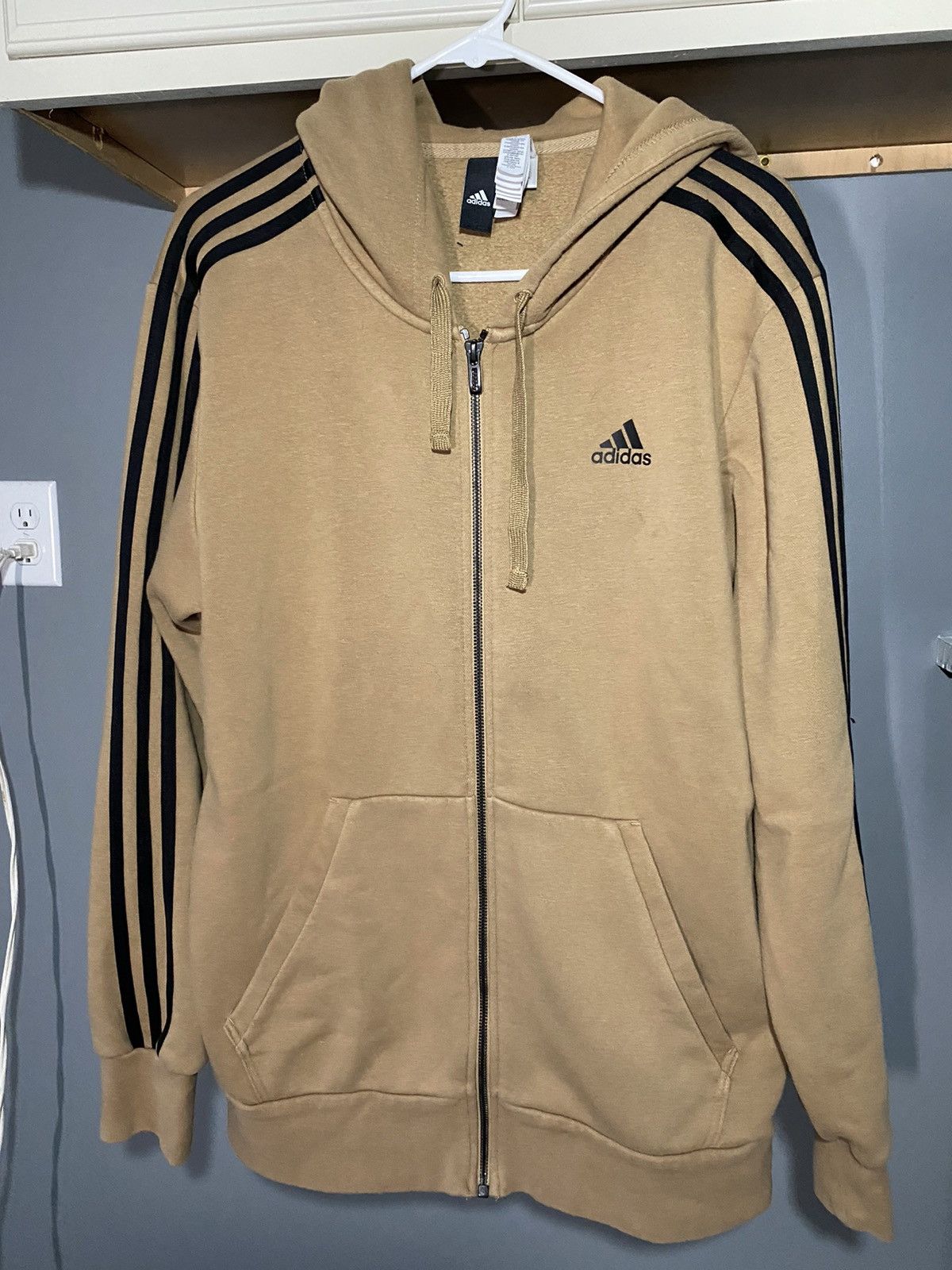 Adidas Brown Adidas Hoodie Size US M / EU 48-50 / 2 - 1 Thumbnail