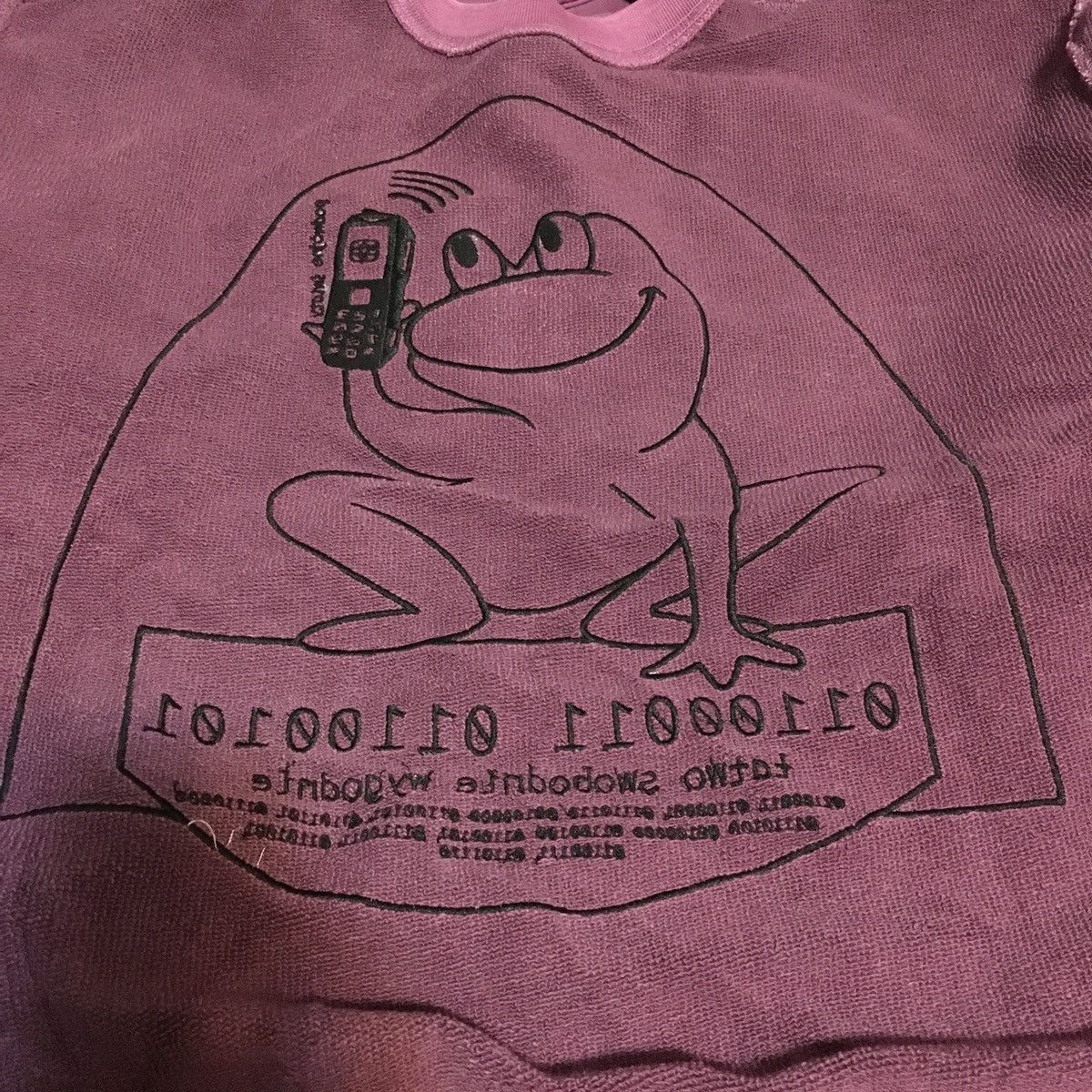 Cav Empt CAV EMPT EMBROIDERED FROG MOBILE CREW SWEATSHIRT | Grailed