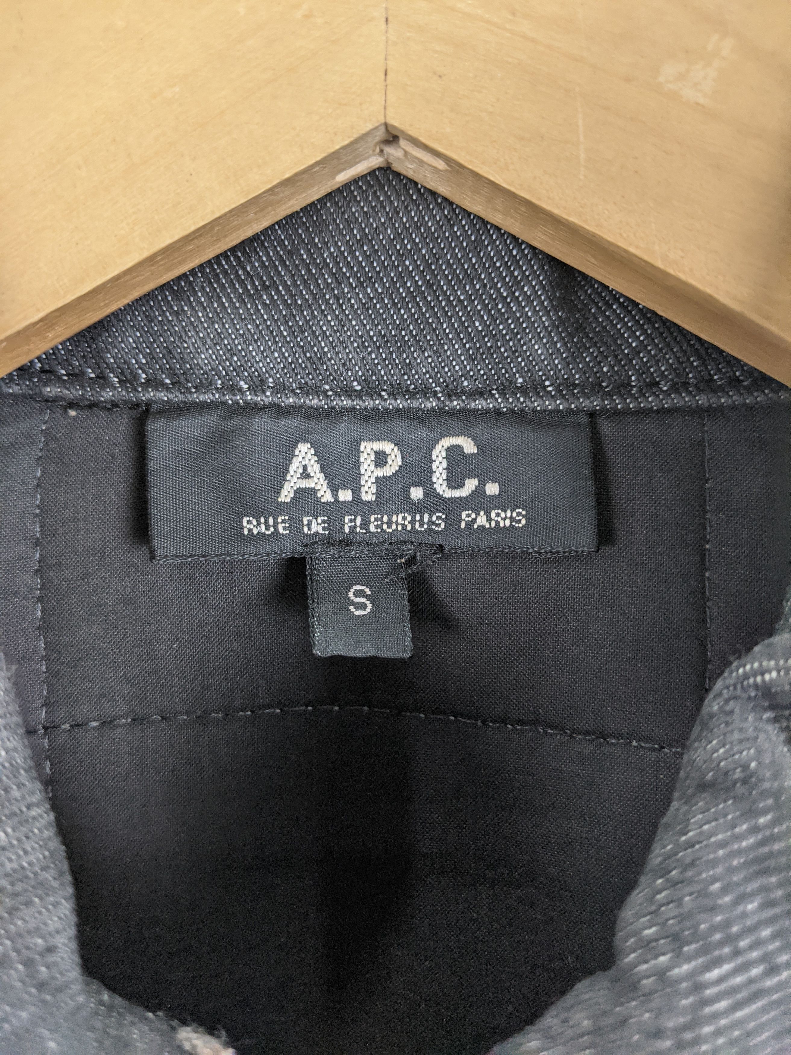 A.P.C. APC Denim Jeans Zipper Motorcycle Jacket Size US S / EU 44-46 / 1 - 3 Thumbnail