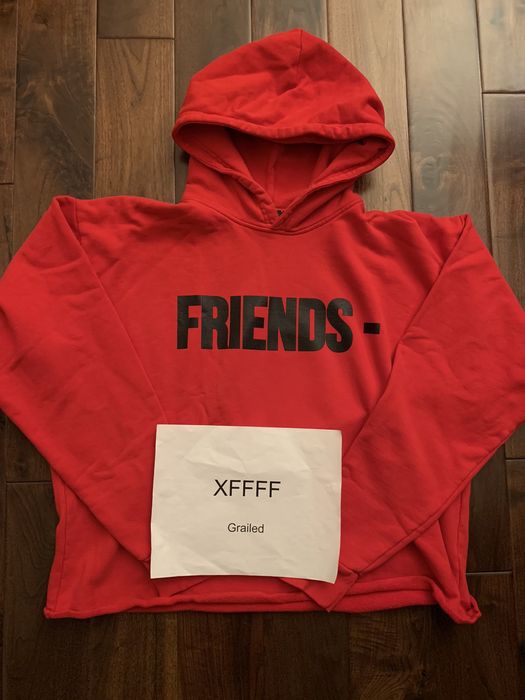 Red friends hoodie sale