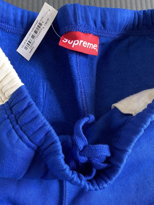 Supreme color hot sale block sweatpants