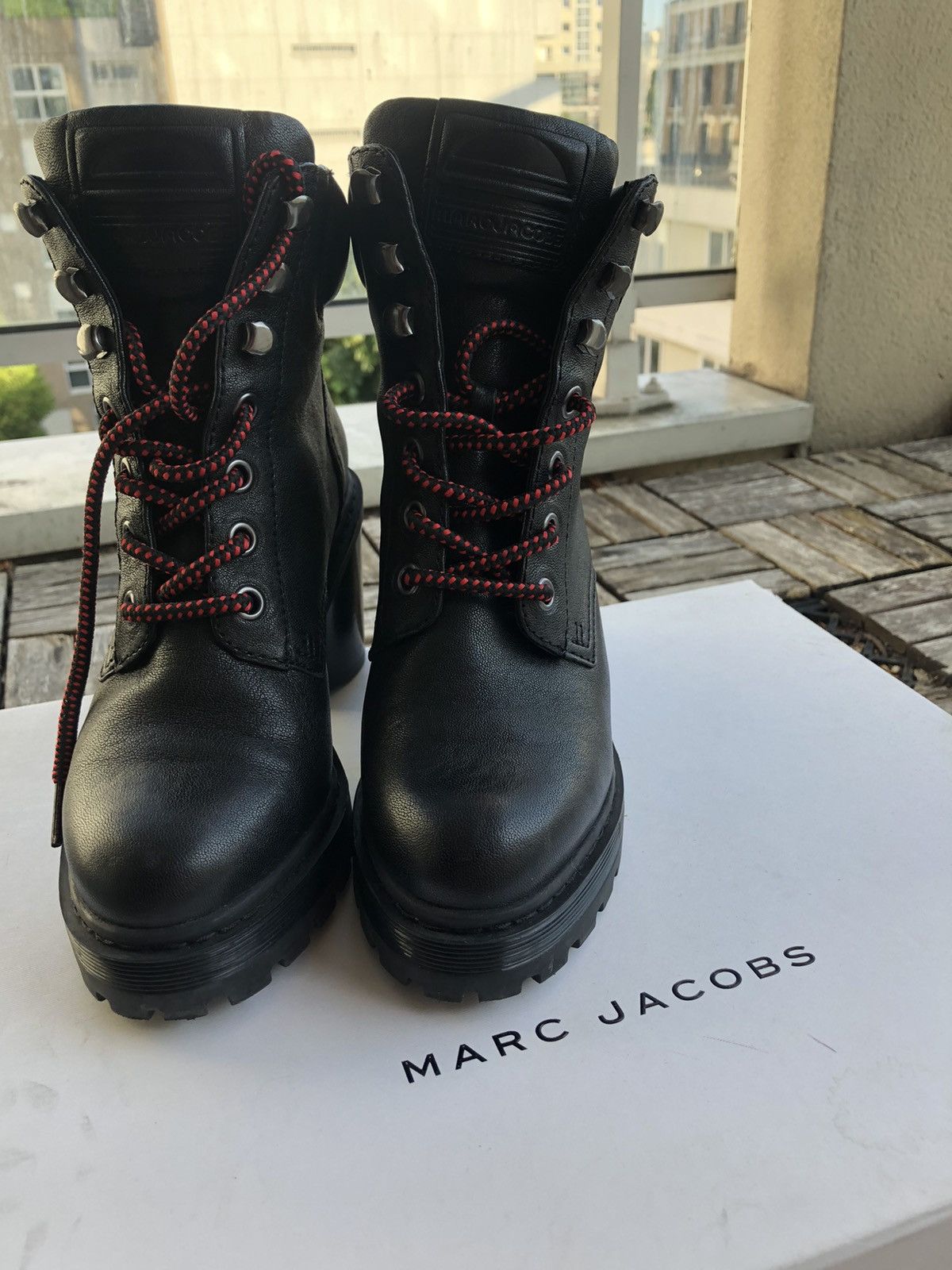 Marc jacobs crosby outlet leather hiking boots