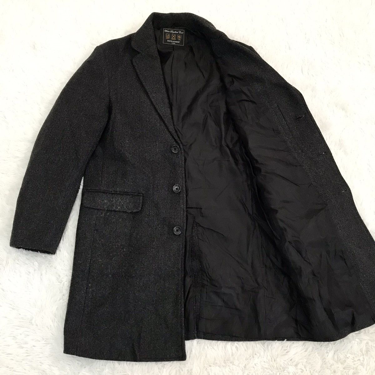 Japanese Brand Water Repellent Coat Back Number Size US L / EU 52-54 / 3 - 13 Thumbnail