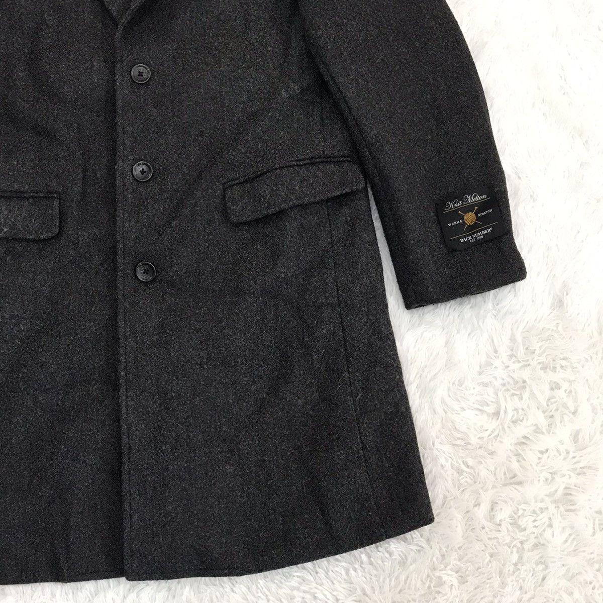 Japanese Brand Water Repellent Coat Back Number Size US L / EU 52-54 / 3 - 3 Thumbnail