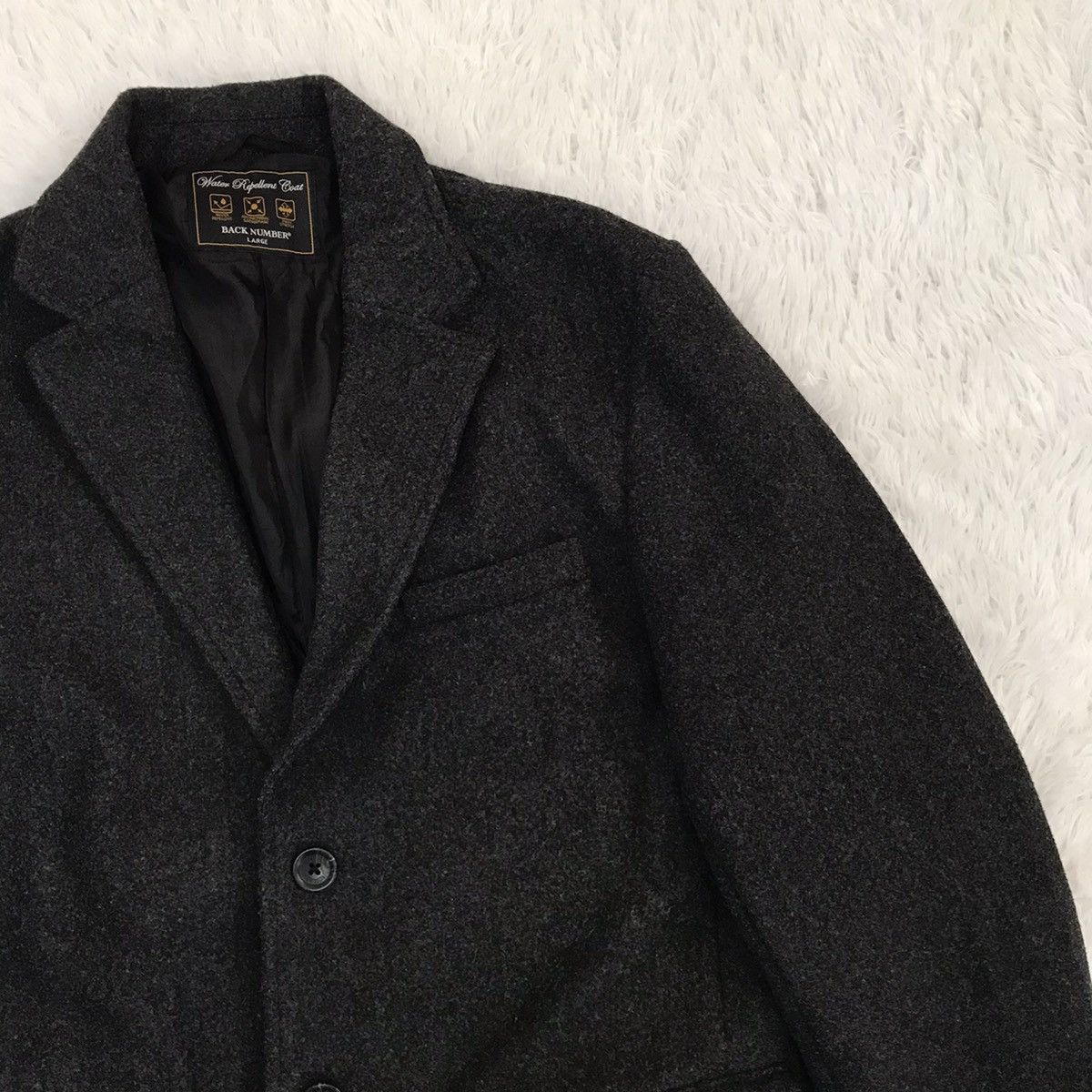Japanese Brand Water Repellent Coat Back Number Size US L / EU 52-54 / 3 - 4 Thumbnail