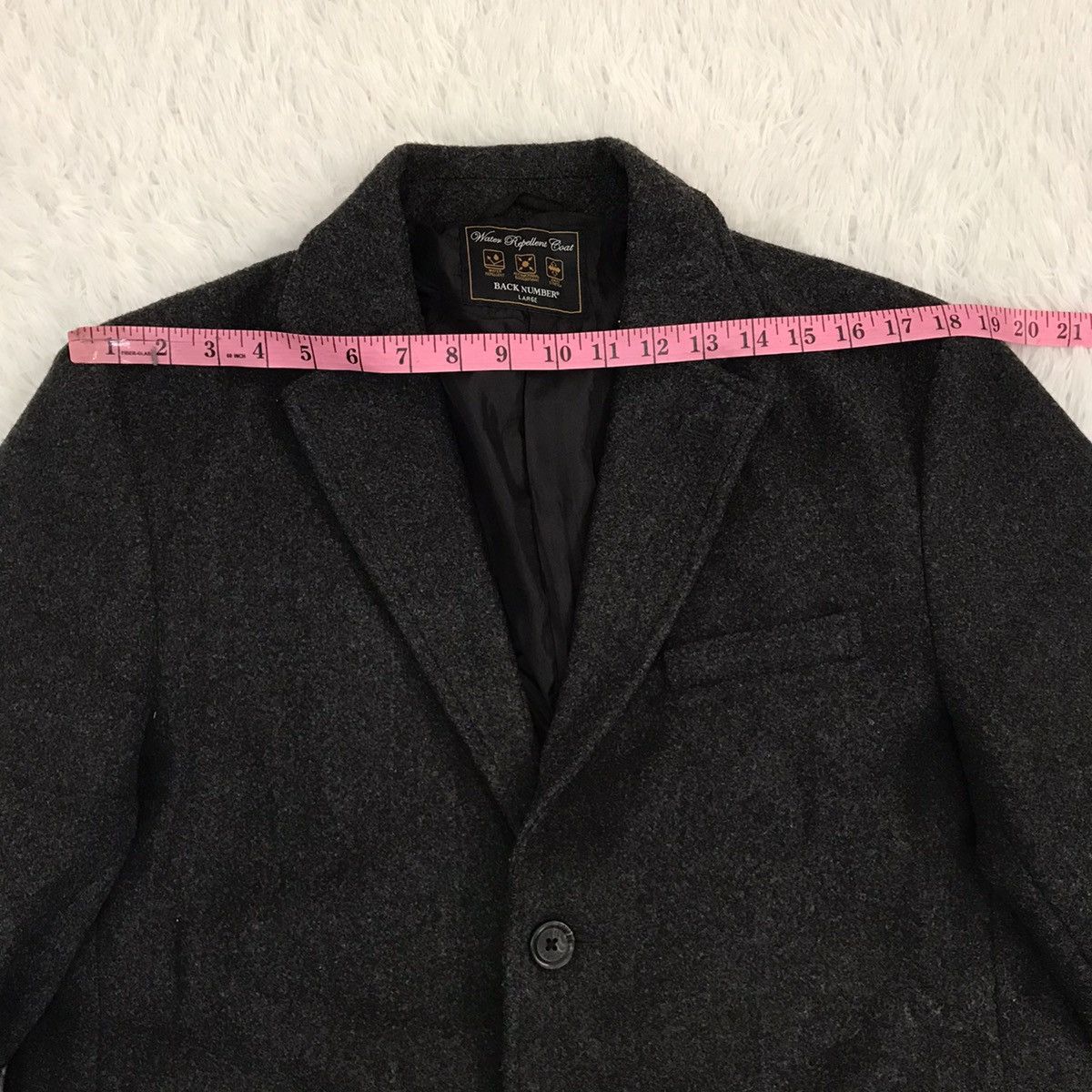 Japanese Brand Water Repellent Coat Back Number Size US L / EU 52-54 / 3 - 20 Thumbnail