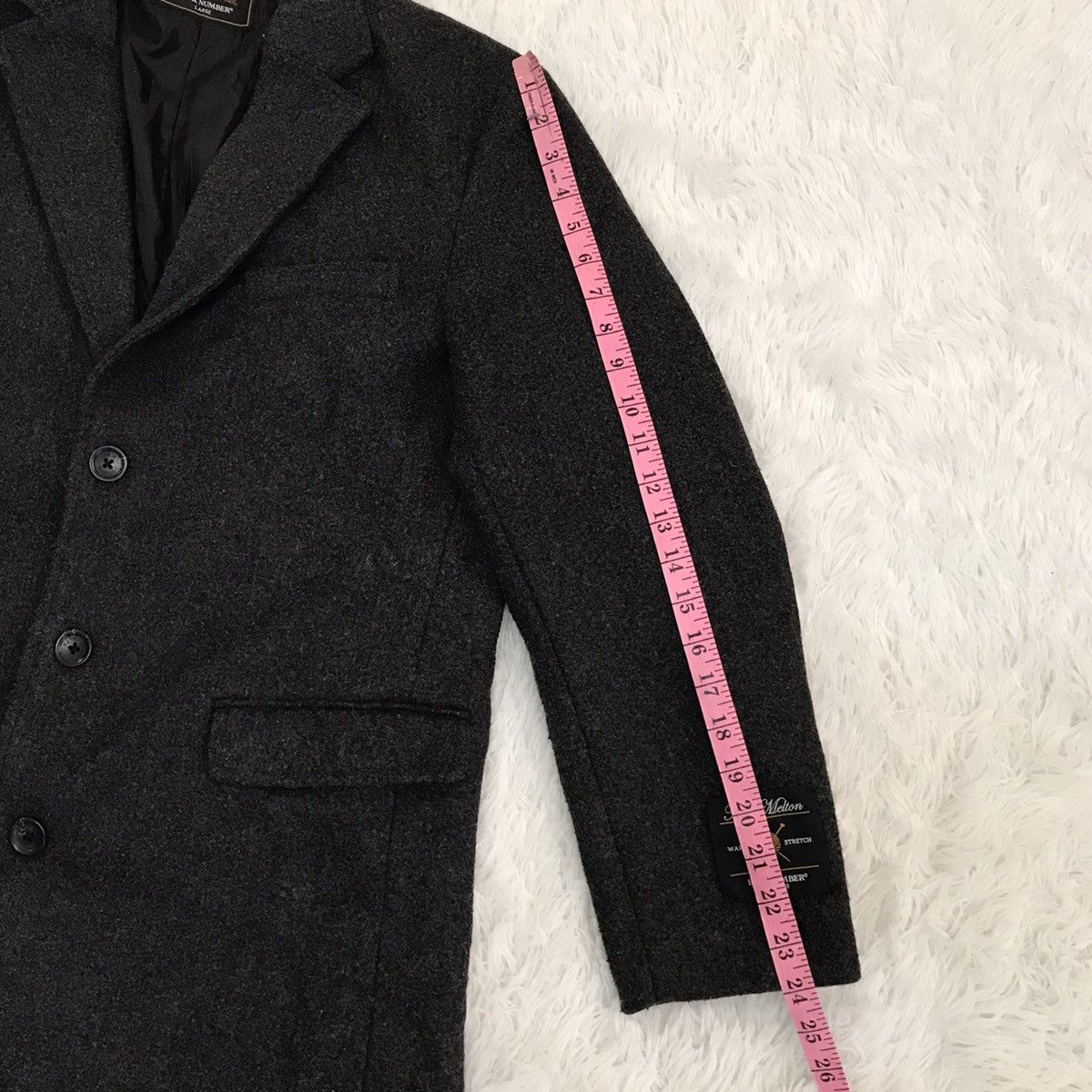Japanese Brand Water Repellent Coat Back Number Size US L / EU 52-54 / 3 - 21 Thumbnail