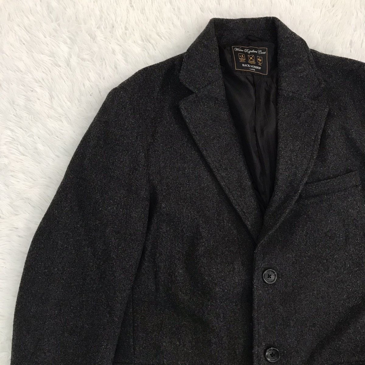 Japanese Brand Water Repellent Coat Back Number Size US L / EU 52-54 / 3 - 5 Thumbnail