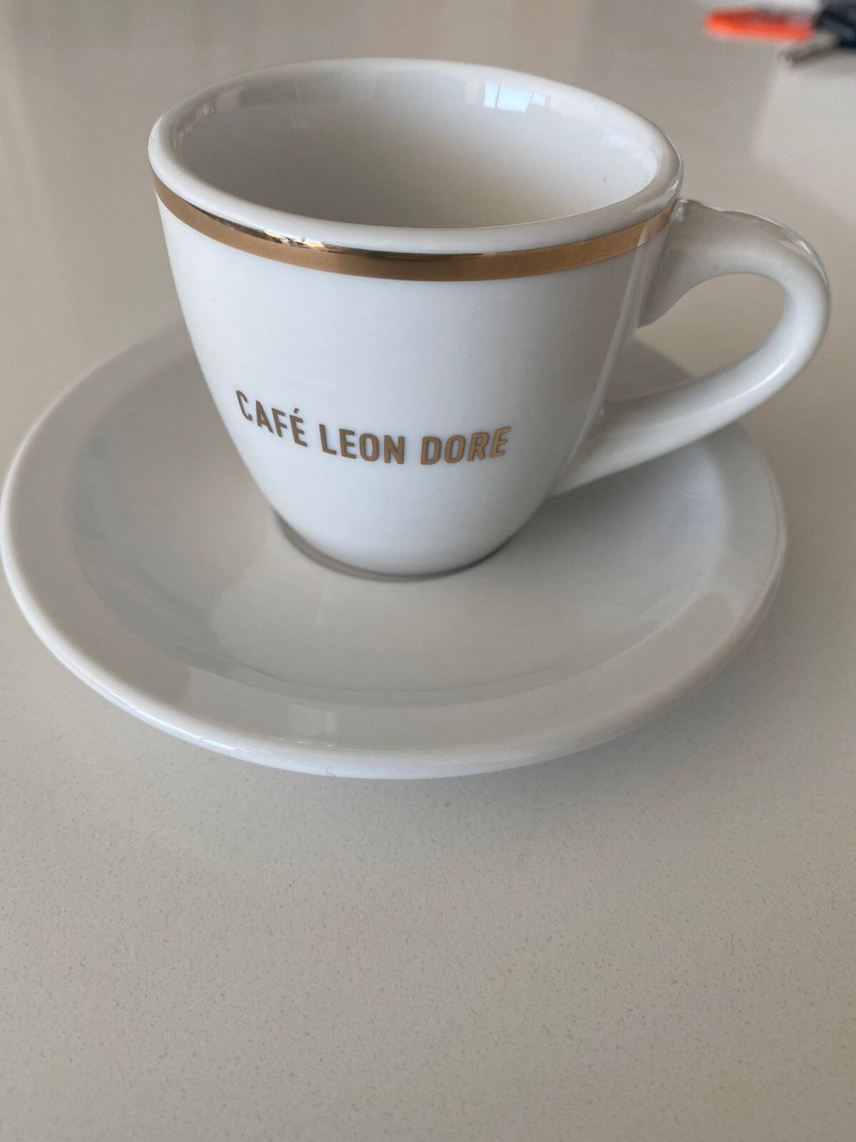 Aime Leon Dore Café Leon Dore Espresso Cup White mug White