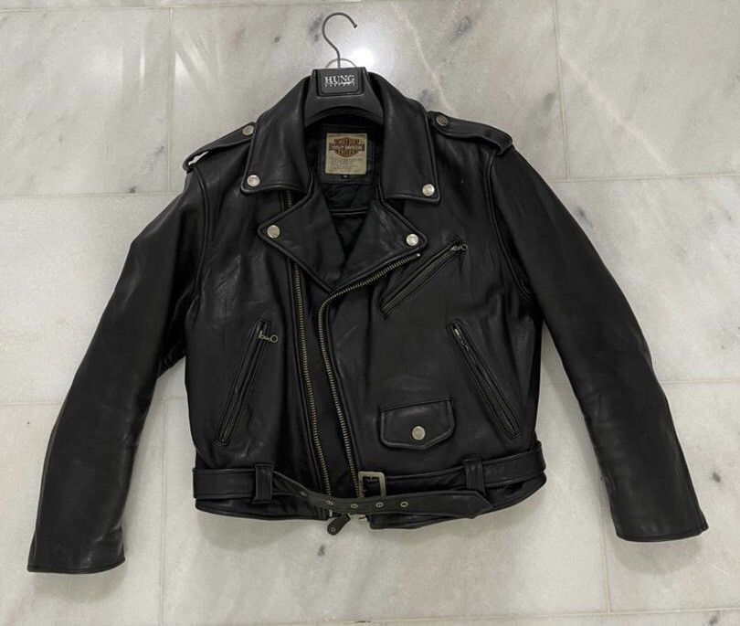 Harley Davidson × Leather Jacket × Vintage Harley Davidson x